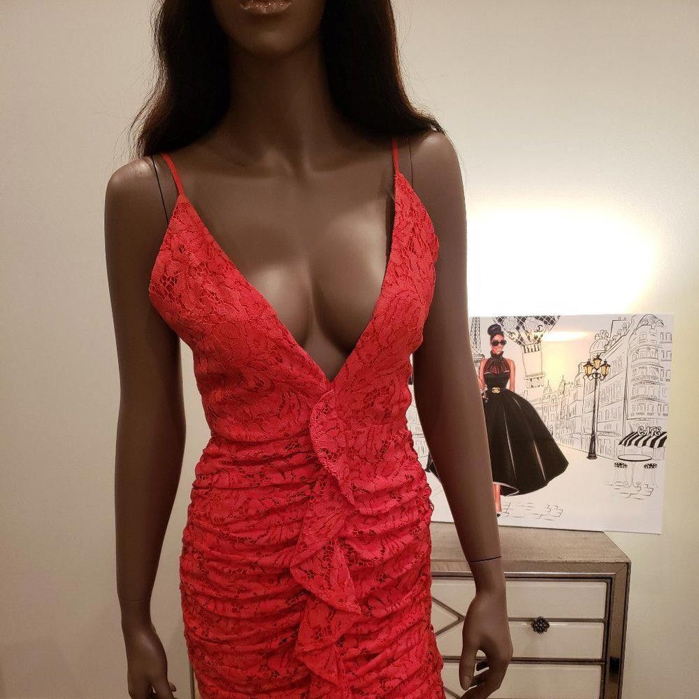 Designer Lovers + Friends Sexy Ruched Dress Size S / US 4 / IT 40 - 3 Thumbnail