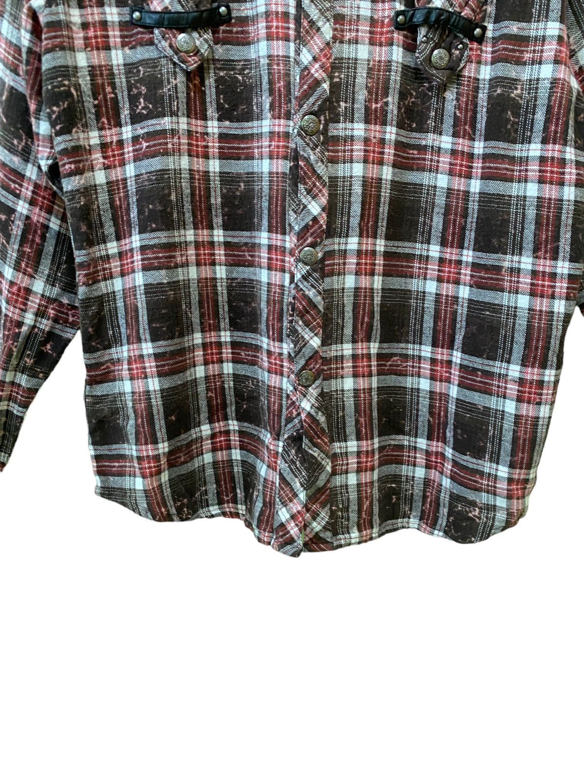 In The Attic IN THE ATTIC Plaid Embroidery Flannel Size US M / EU 48-50 / 2 - 8 Thumbnail