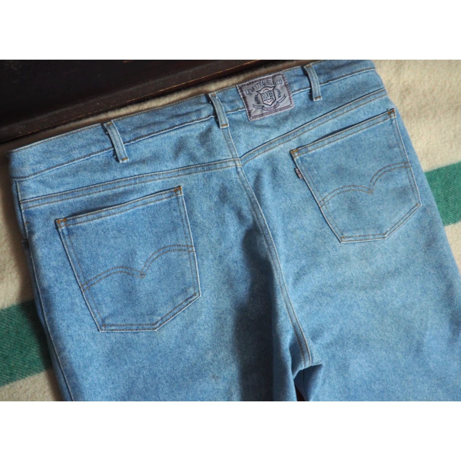Levi's VTG Levi's Silver Medal Light Wash Denim Jeans 42x31 Mens Relaxed Straight 90s Blue Cotton Bag? Size US 42 / EU 58 - 4 Thumbnail