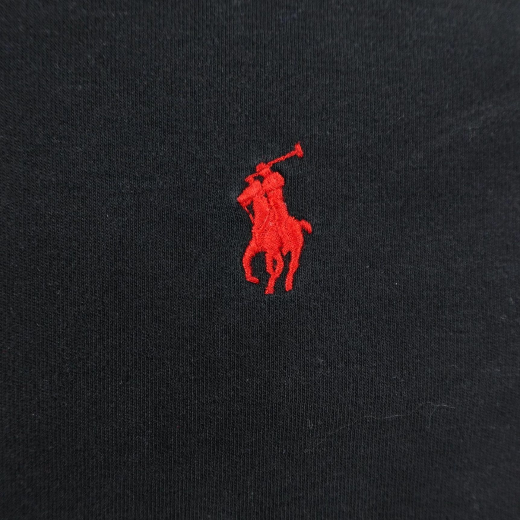 Polo Ralph Lauren Polo Ralph Lauren Jacket Mens 2XL Black White Track Coat Full Zip Red Pony Logo Size US XXL / EU 58 / 5 - 3 Thumbnail