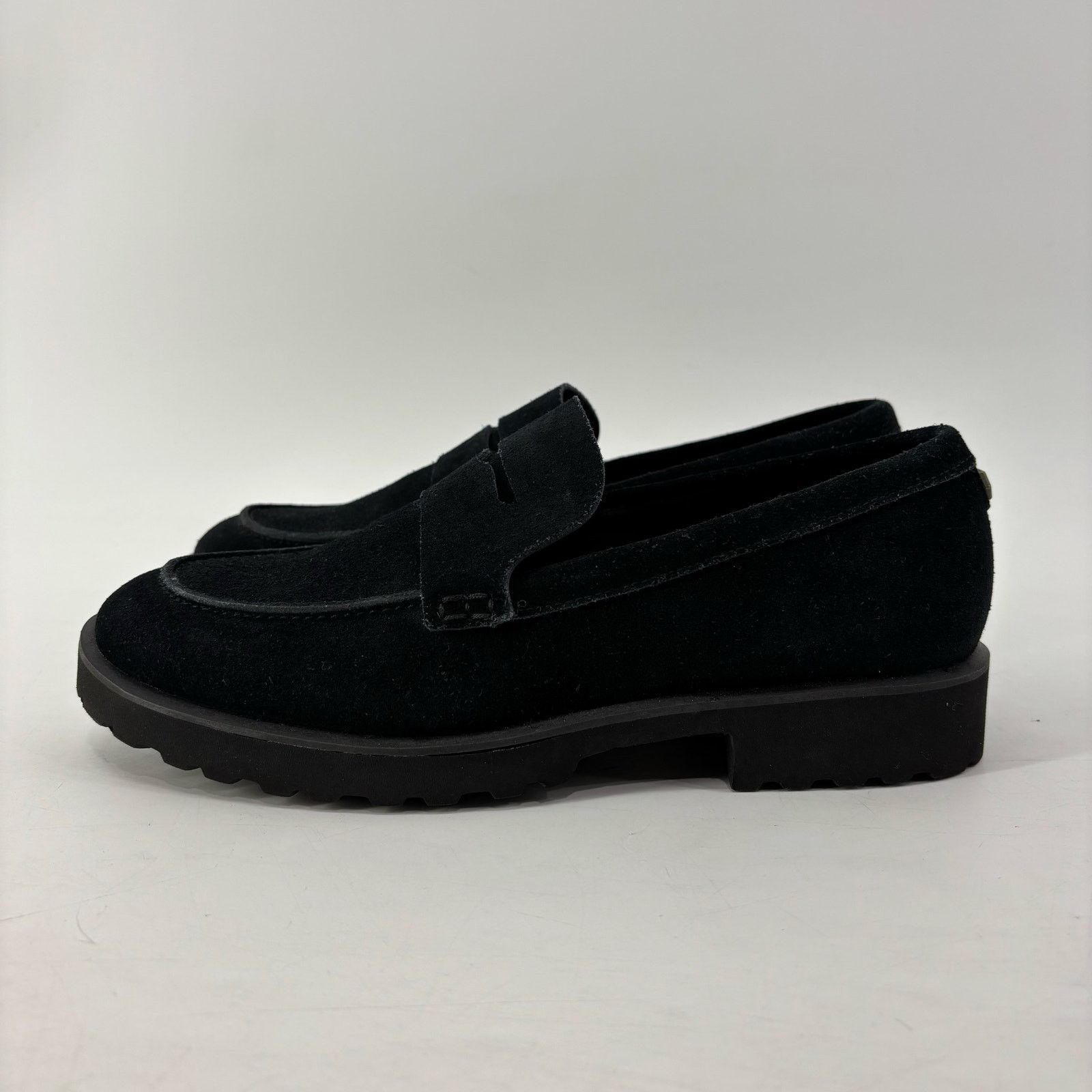 Cole Haan Cole Haan Women Size 7.5 Newburg Black Platform Penny Loafer Size US 7.5 / IT 37.5 - 12 Thumbnail