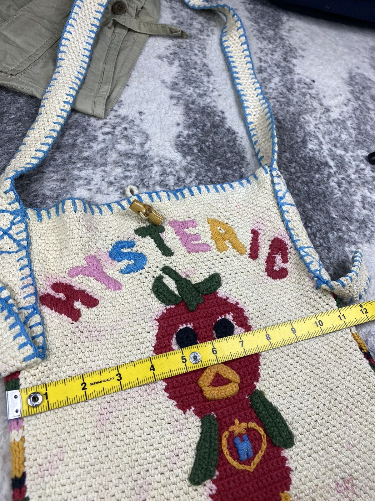 Hysteric Glamour ‼️ARCHIVED‼️90s HYSTERIC GLAMOUR Crochet Knit Sling Bag Size ONE SIZE - 18 Thumbnail
