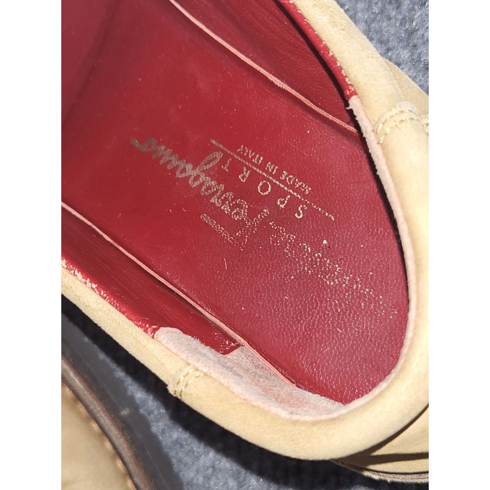 Salvatore Ferragamo Salvatore Ferragamo Sport Lace Up Sneakers Women Sz 7 Suede Size US 7 / IT 37 - 8 Thumbnail