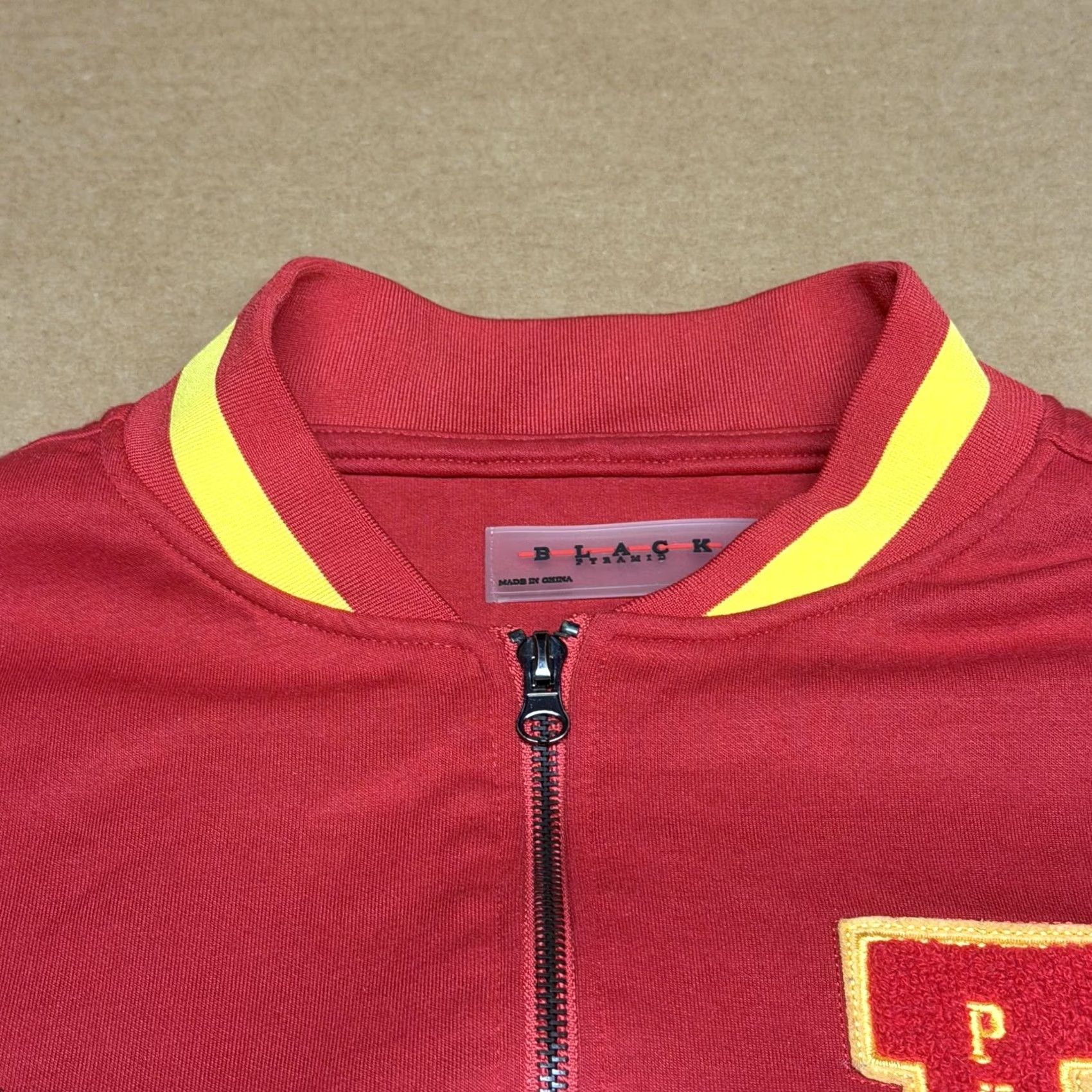 Black Pyramid Black Pyramid Jacket Mens Large Red Yellow Varsity Full Zip Hip Hop Streetwear Plaid? Size US L / EU 52-54 / 3 - 7 Thumbnail