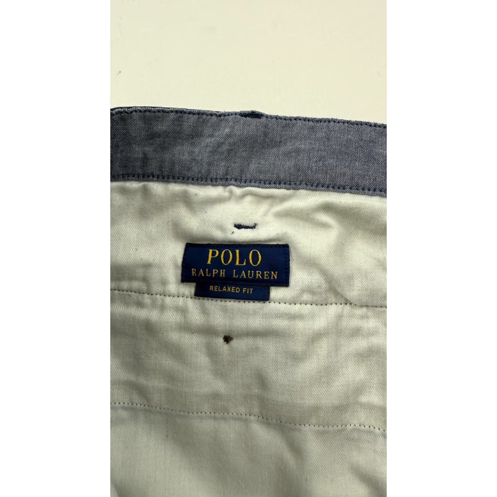 Polo Ralph Lauren Polo Ralph Lauren Shorts Mens 40 Relaxed Fit Chino Casual Navy Blue 9 in Inseam Cotton Breathable Pockets Front Flat Front Vintage No Womens Mens Size US L / EU 52-54 / 3 - 2 Thumbnail