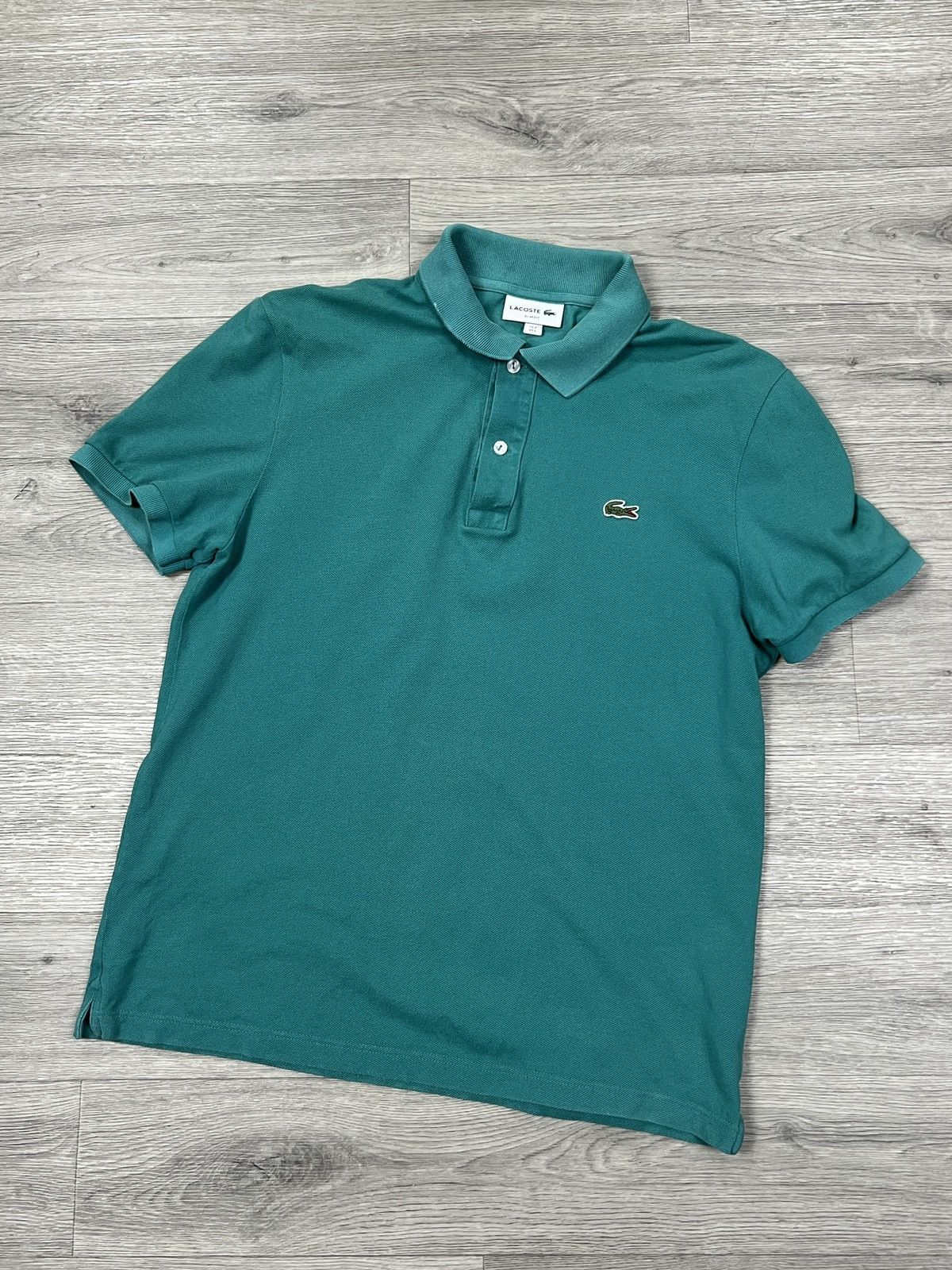 Lacoste Lacoste Men's Green Short Sleeve Polo Shirt Size 5 Large Size US L / EU 52-54 / 3 - 2 Thumbnail