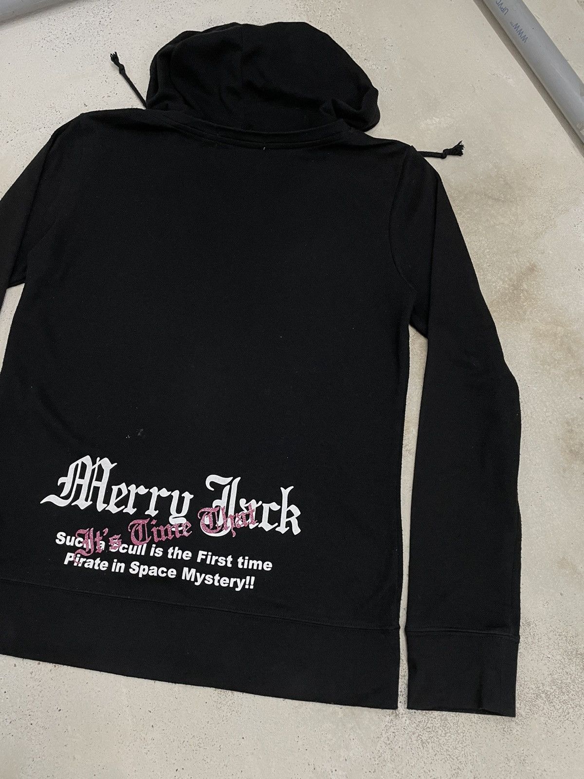 If Six Was Nine × Japanese Brand Petit Berry Skull Blink Crop Hoodie Life Poem Size US M / EU 48-50 / 2 - 11 Thumbnail