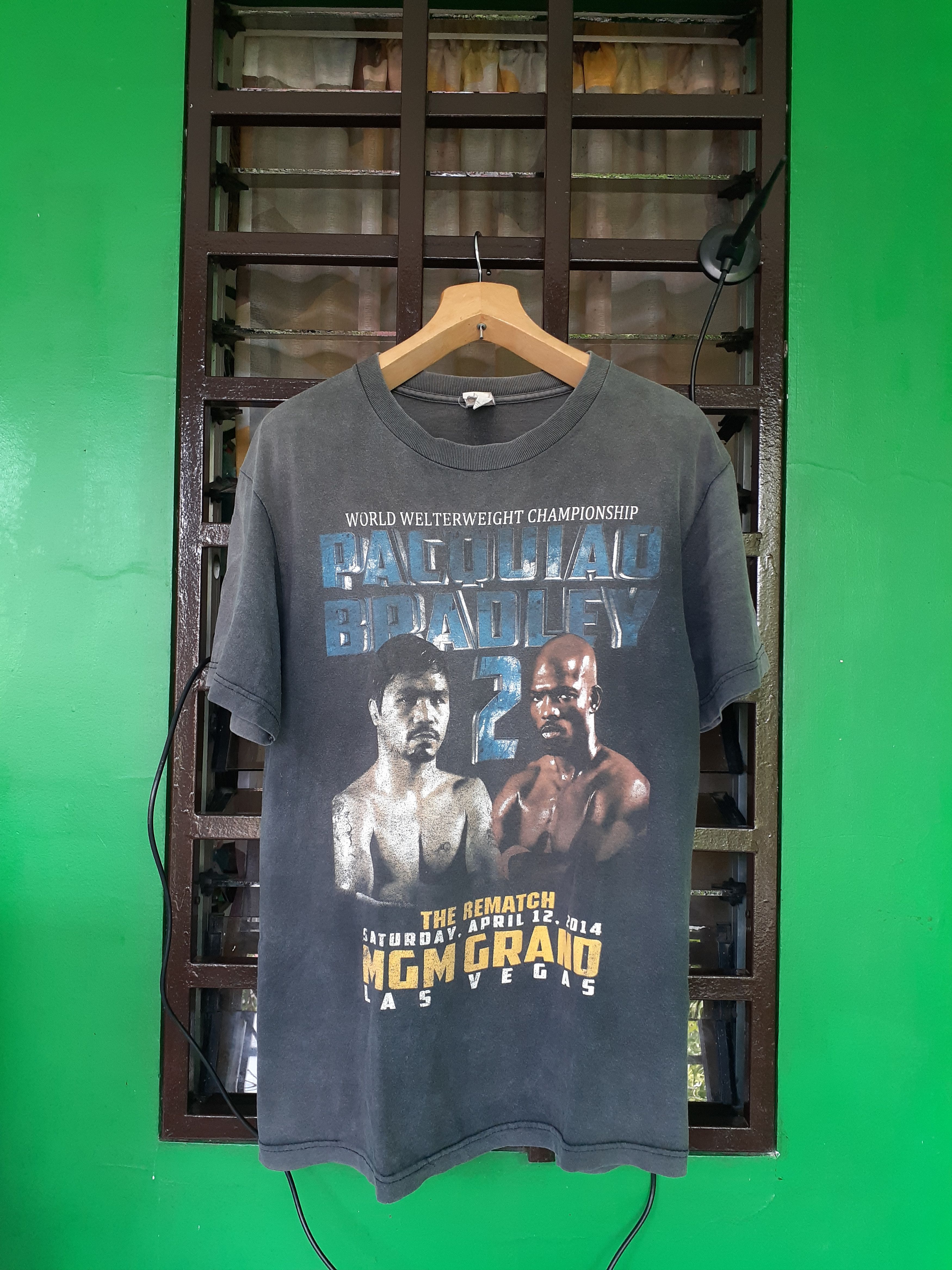 Vintage 2014 Pacquiao vs Bradley 2 B2B Tee Size US M / EU 48-50 / 2 - 1 Thumbnail