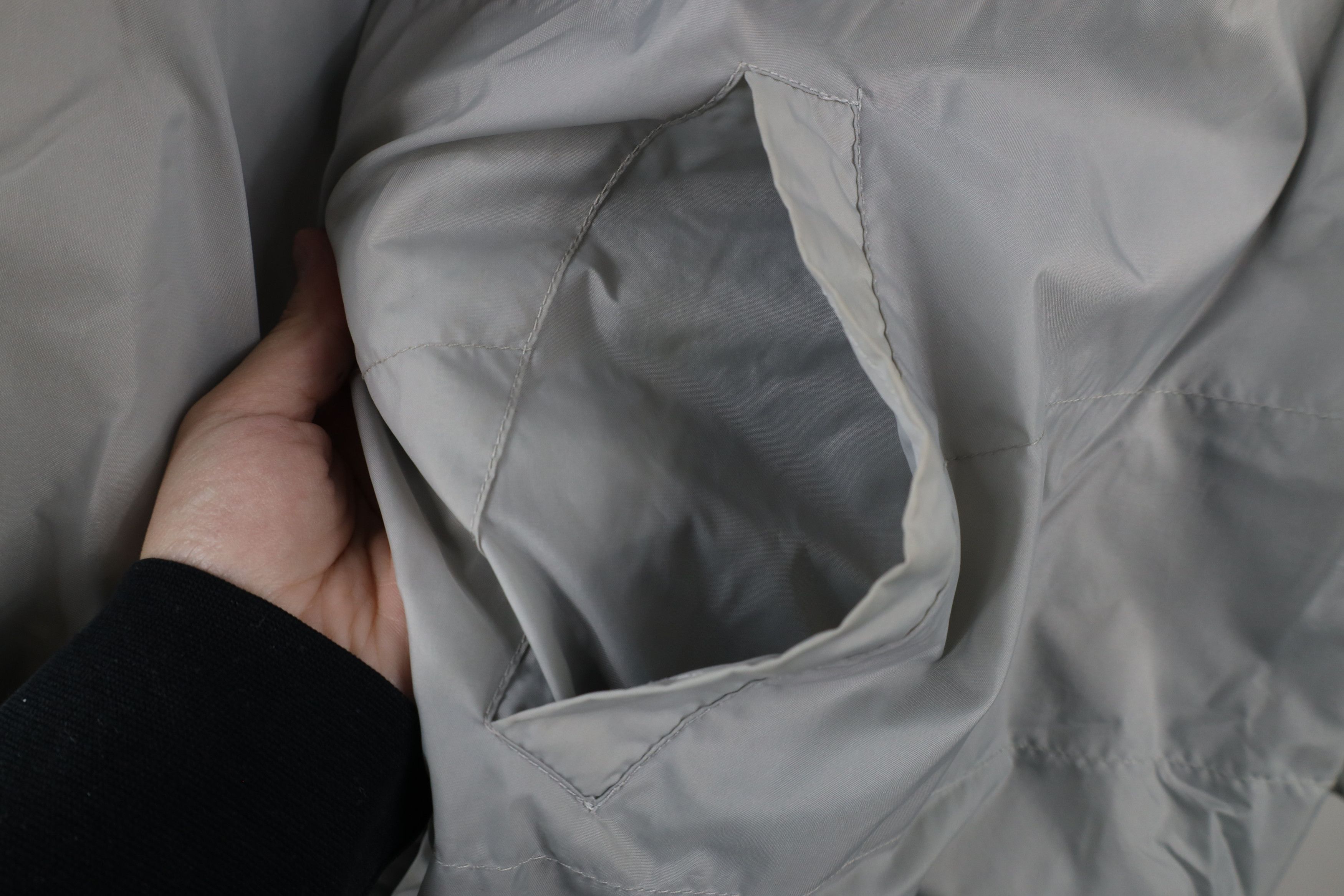 Nike × Vintage Vintage 90s Nike Mini Swoosh Reversible Hooded Anorak Jacket Size US M / EU 48-50 / 2 - 6 Thumbnail
