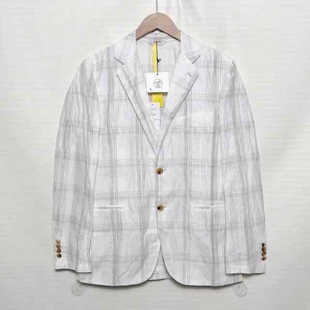 Hermes Hermes Checkered Linen Blazer Size US M / EU 48-50 / 2 - 1 Thumbnail