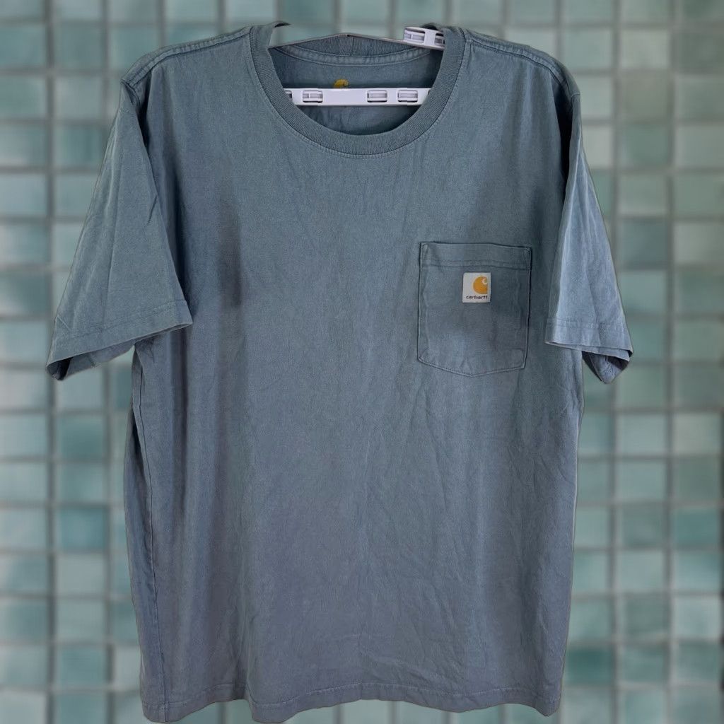 Carhartt VINTAGE Carhartt Men's Short Sleeve T-Shirt Size L Crew Neck Gray Pockets Outdoor 2010s Size US L / EU 52-54 / 3 - 1 Thumbnail