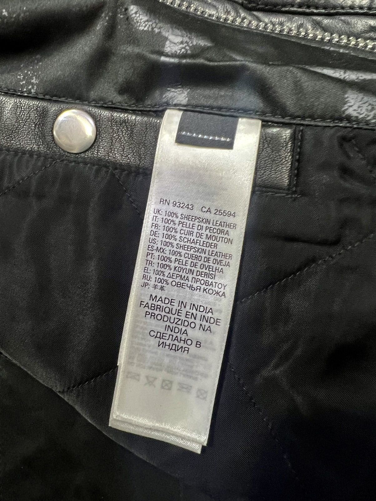 Diesel Diesel leather combination jacket Size US L / EU 52-54 / 3 - 5 Thumbnail