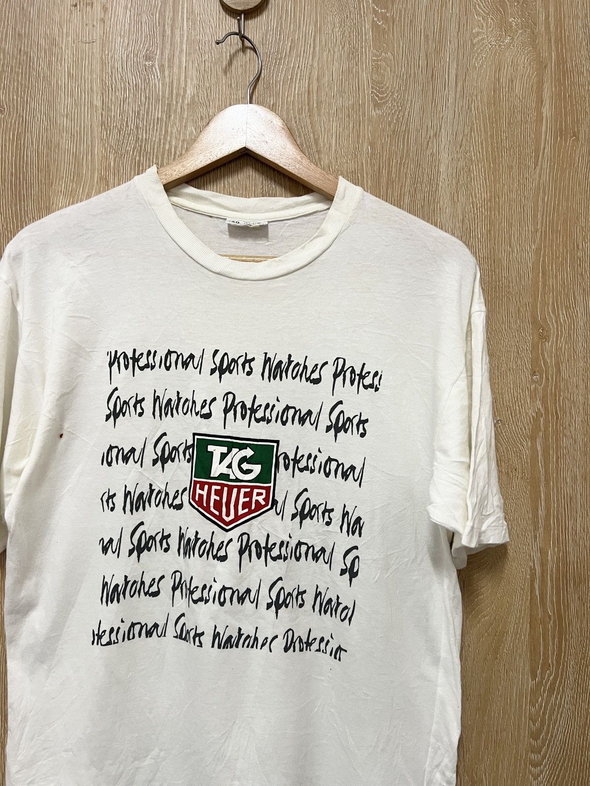 Tag Heuer × Vintage Vtg Tag Heuer Ayrton Senna Shirt Rare Size US M / EU 48-50 / 2 - 2 Thumbnail