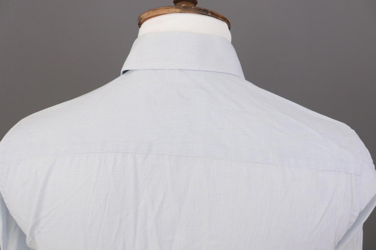 Eton Eton Slim Fit Blue Printed Button Down Shirt Size 38 / 15 Size US M / EU 48-50 / 2 - 10 Thumbnail