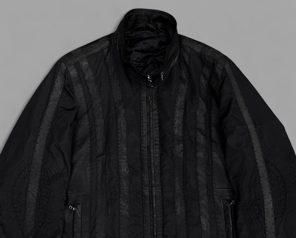 Handmade 🔥Rare KAPRAUN Hand Made Leather Nylon Jacket Y2K Size US L / EU 52-54 / 3 - 4 Thumbnail