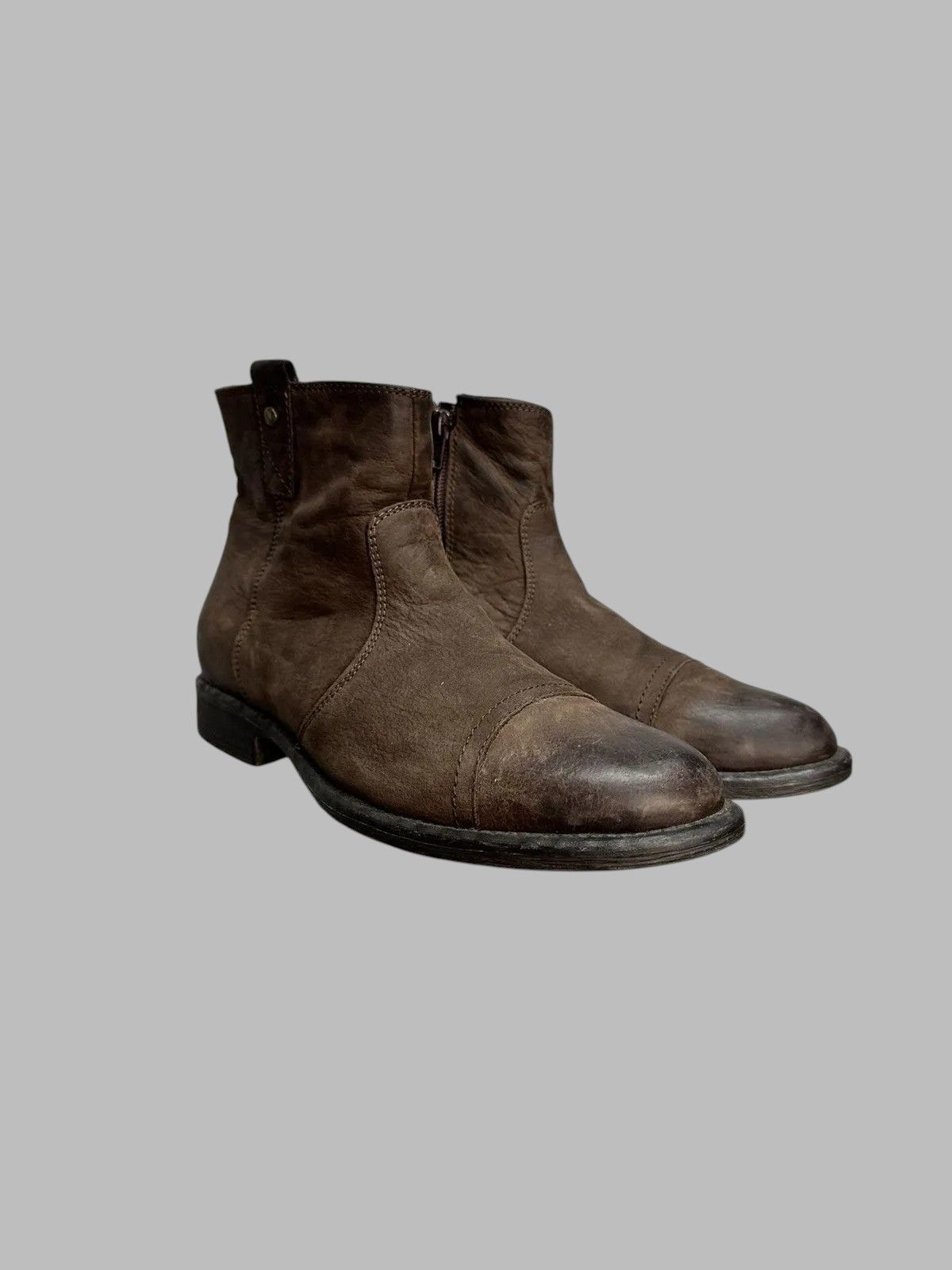 If Six Was Nine Guidi Suide Rare Leather Boots Rick Owens Avantgarde Style Size US 8 / EU 41 - 2 Thumbnail