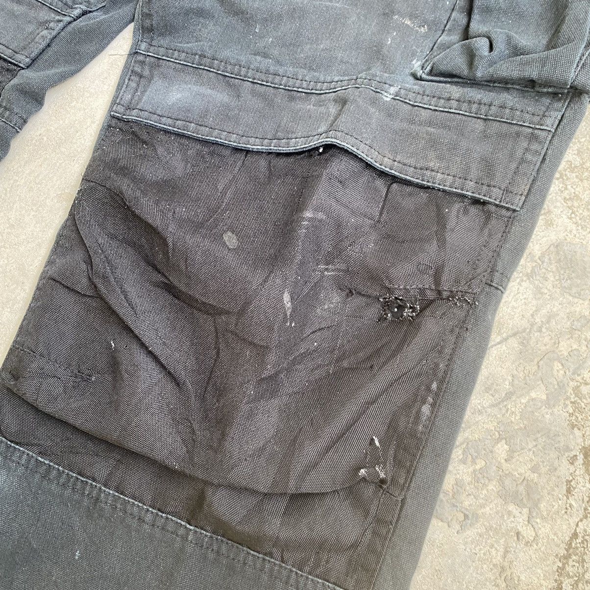 Thrashed Faded Vintage Caterpillar USA Workwear Cargo Pants