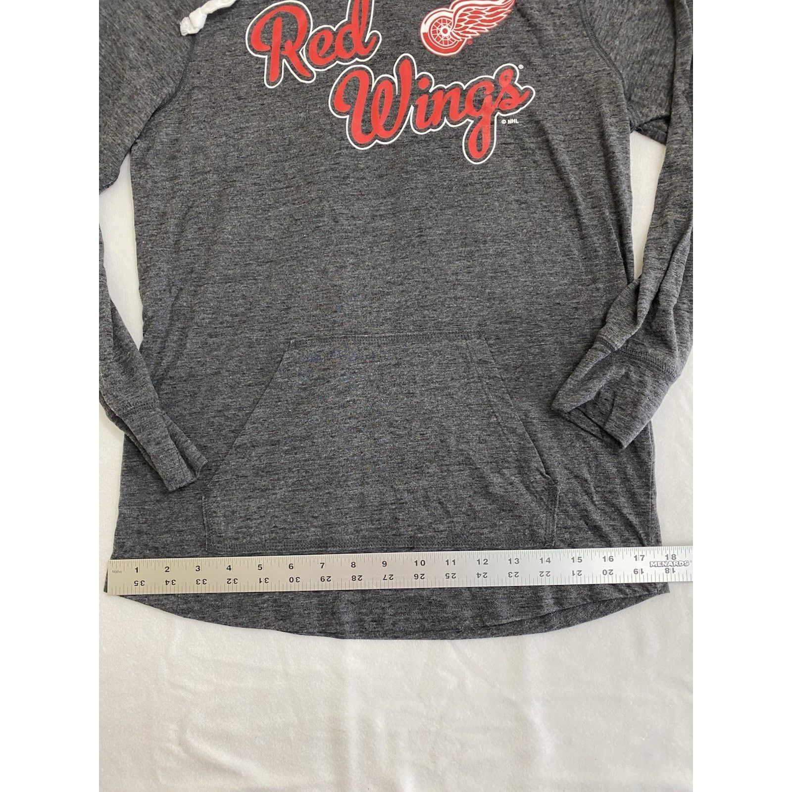 NHL NHL Lightweight Women Medium Hoodie Pullover Sweatshirt Gray Size US M / EU 48-50 / 2 - 6 Thumbnail