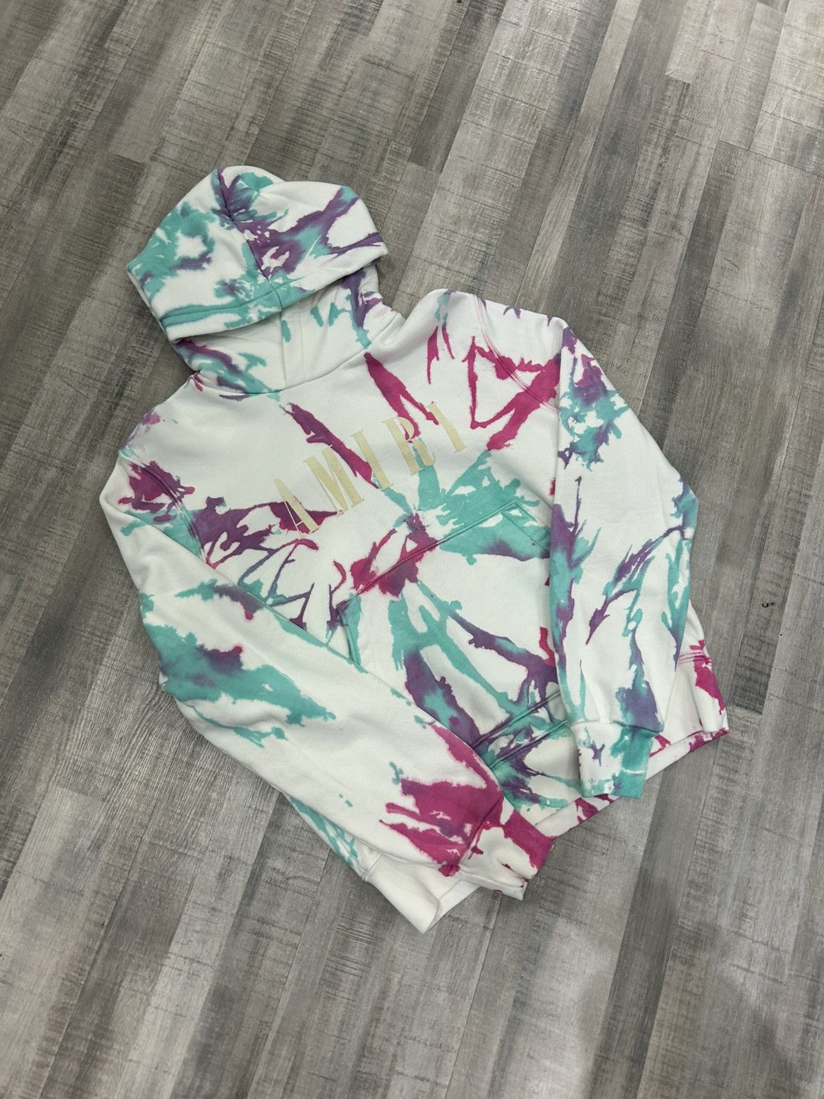Amiri Amiri Tie Dye Core Logo Hoodie Size US S / EU 44-46 / 1 - 2 Thumbnail