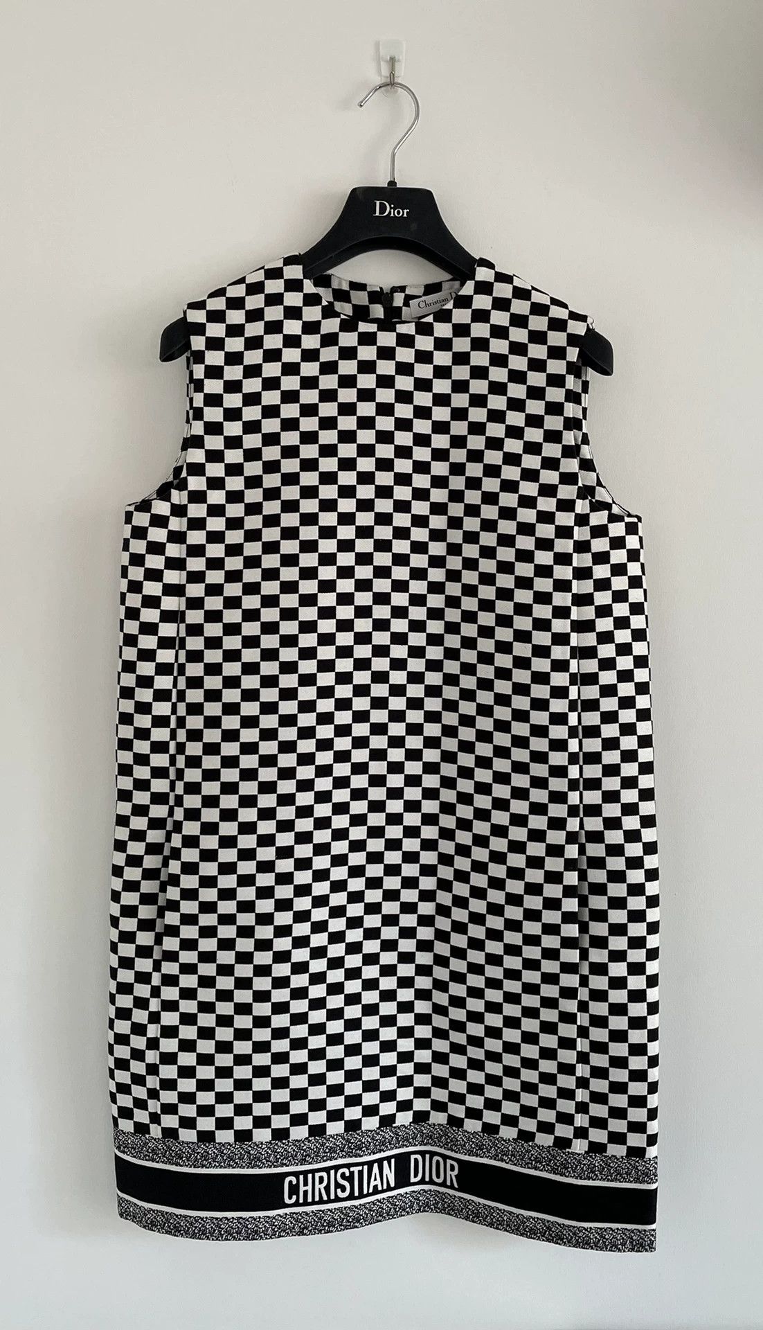 Dior dior classic black and white check dress Size US 38 / EU 54 - 1 Thumbnail