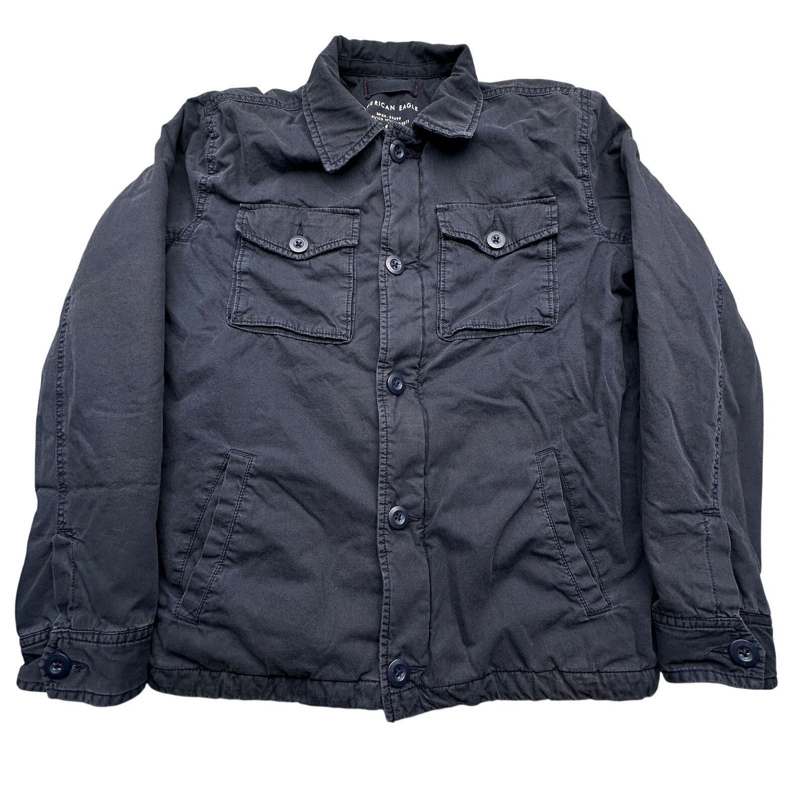 American Eagle Outfitters American Eagle Utility Insulated Work Jacket Small Navy Blue Size US S / EU 44-46 / 1 - 1 Thumbnail