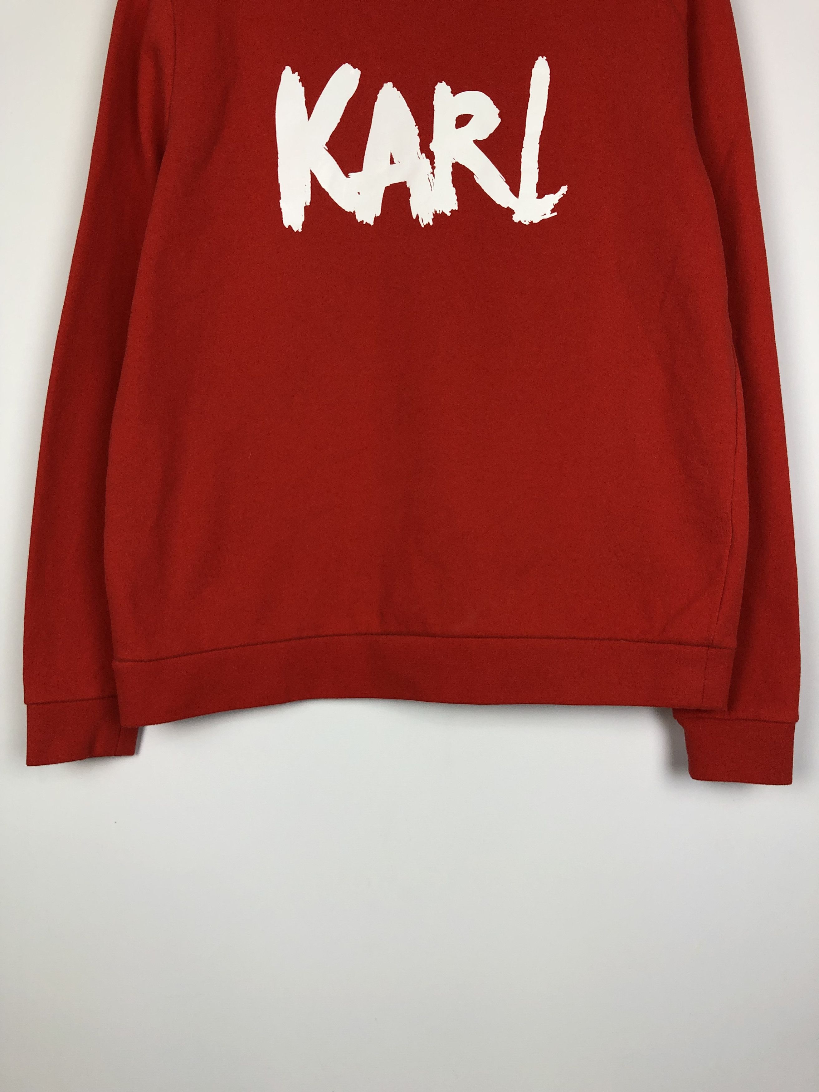 Karl Lagerfeld Karl Lagerfeld Sweatshirt Crewneck Center Logo Orange L Size US L / EU 52-54 / 3 - 3 Thumbnail
