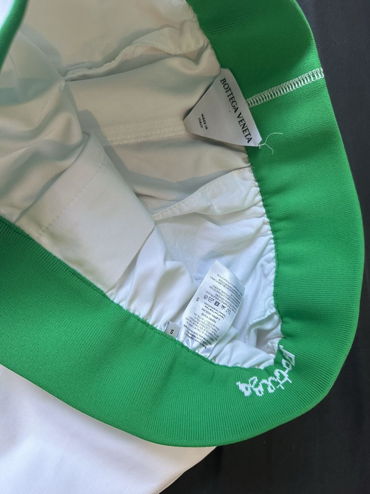 Bottega Veneta Bottega Veneta White Elastic Logo Pants Size US 32 / EU 48 - 6 Thumbnail