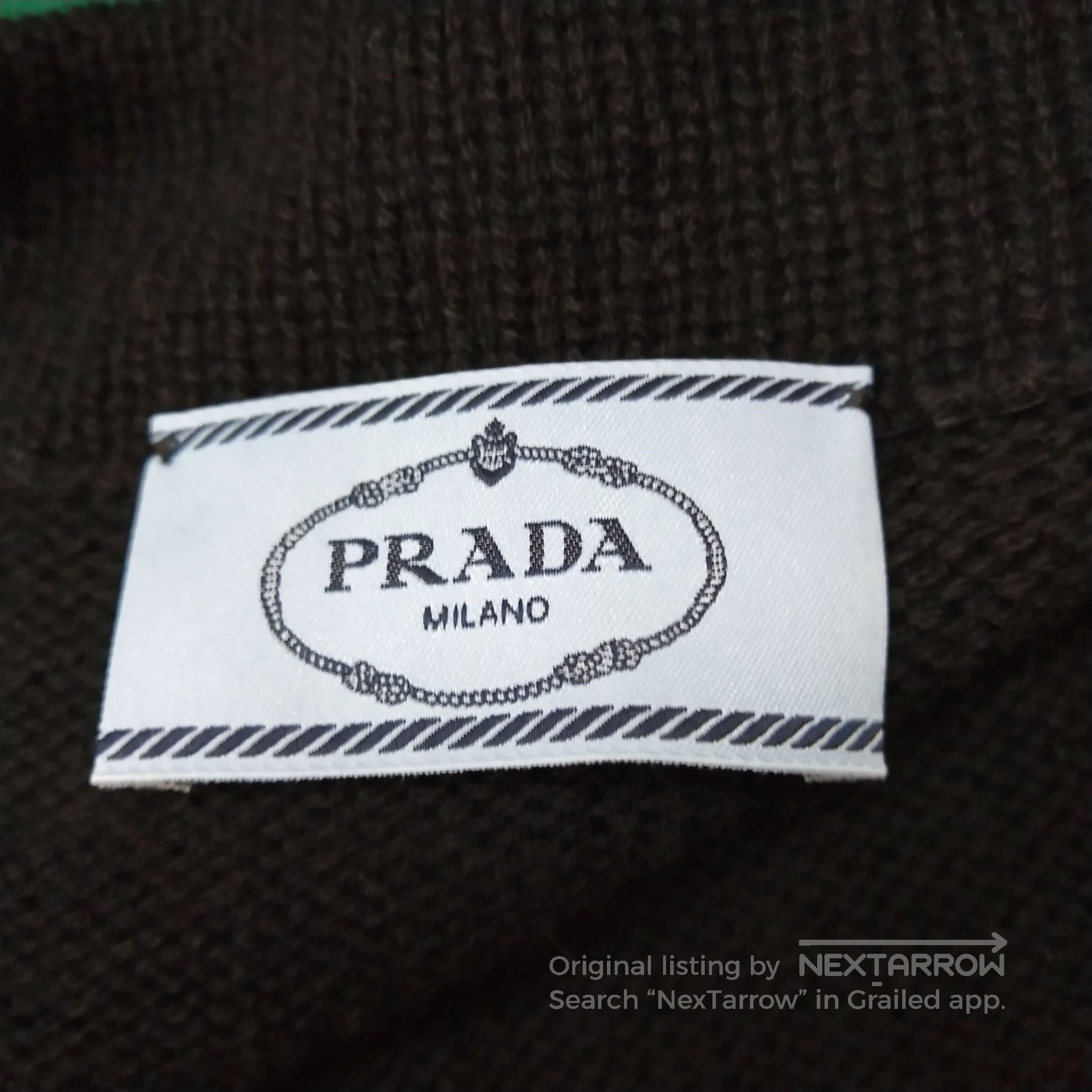 Prada Prada Black Cashmere V. Size S / US 4 / IT 40 - 6 Thumbnail