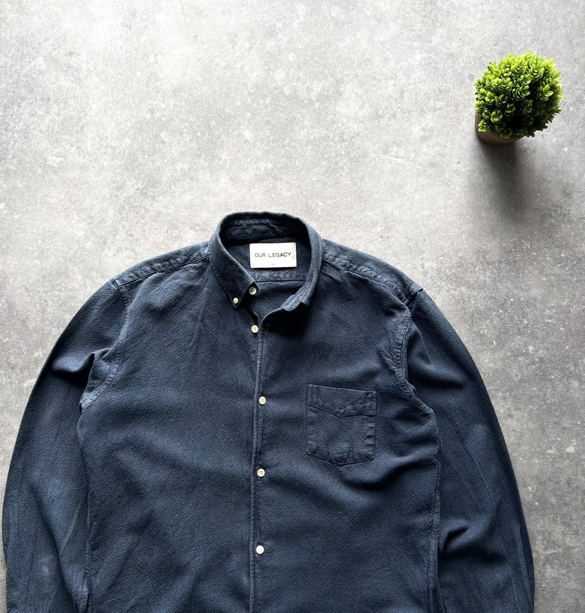 Our Legacy Our Legacy Linen Cotton Shirt Streetwear Luxury Size US L / EU 52-54 / 3 - 2 Thumbnail