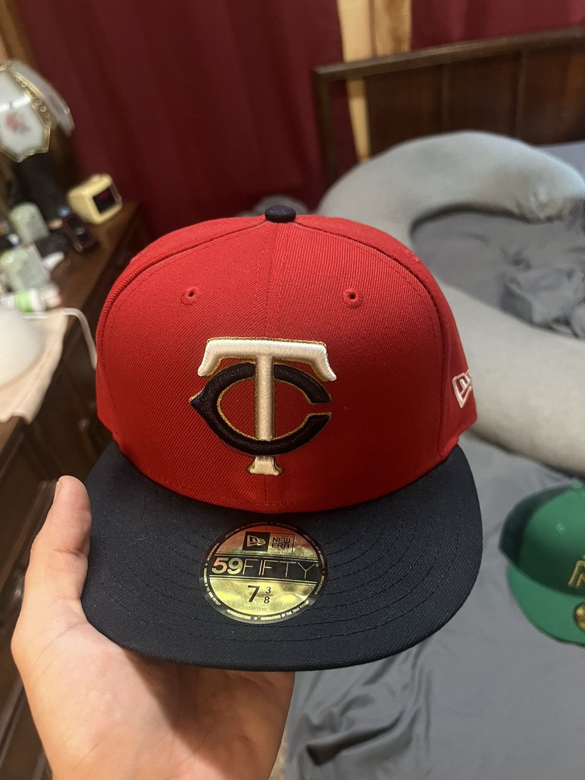 MLB × NFL × New Era New Era fitted hat lot of 5- 7 3/8 and 7 1/4 Size ONE SIZE - 9 Thumbnail