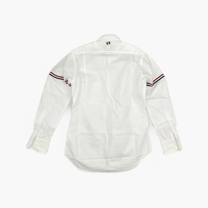 Thom Browne Thom Browne Logo Pattern Long Sleeve Shirt -2507 Size US M / EU 48-50 / 2 - 3 Thumbnail