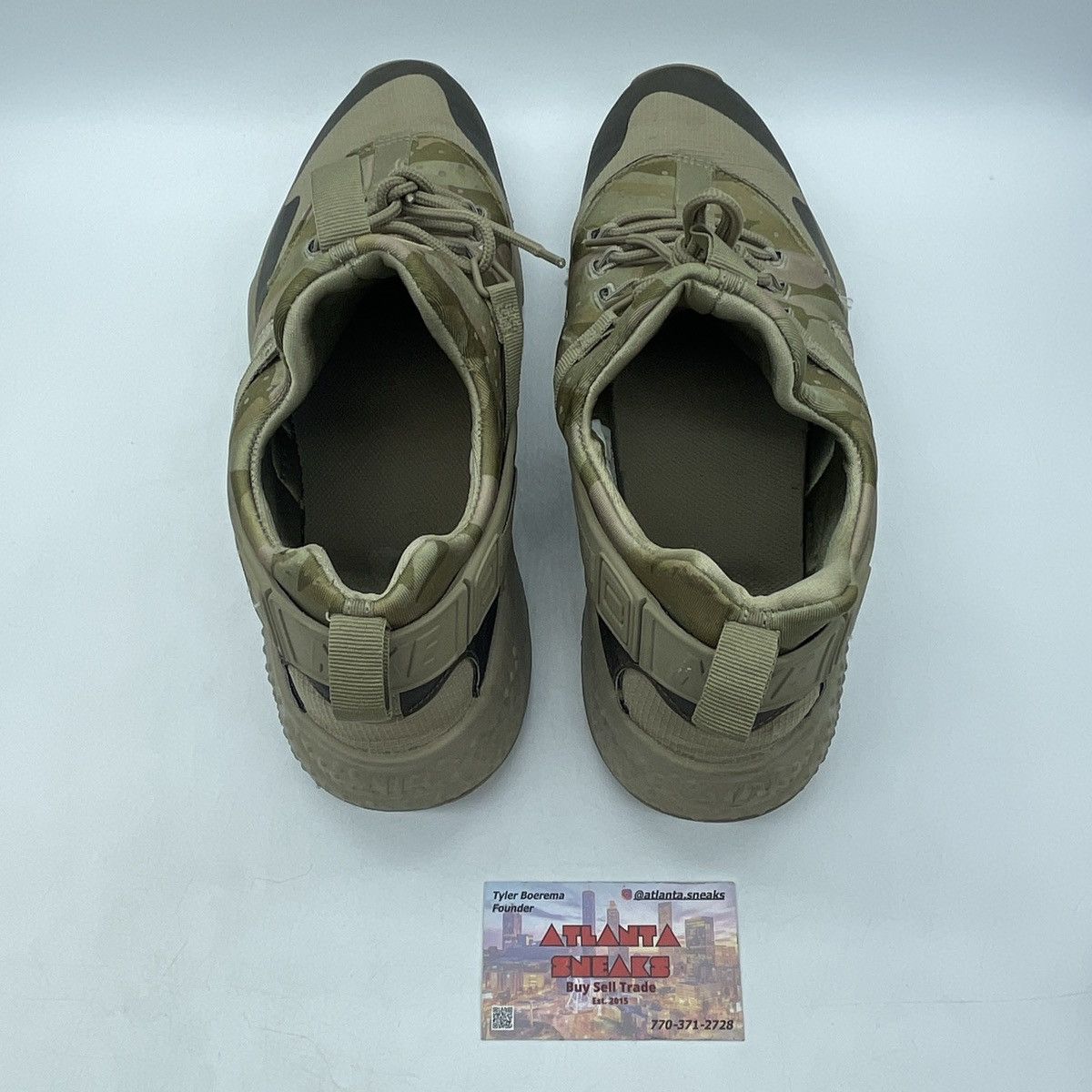 Nike Air huarache utility khaki Size US 12 / EU 45 - 6 Thumbnail