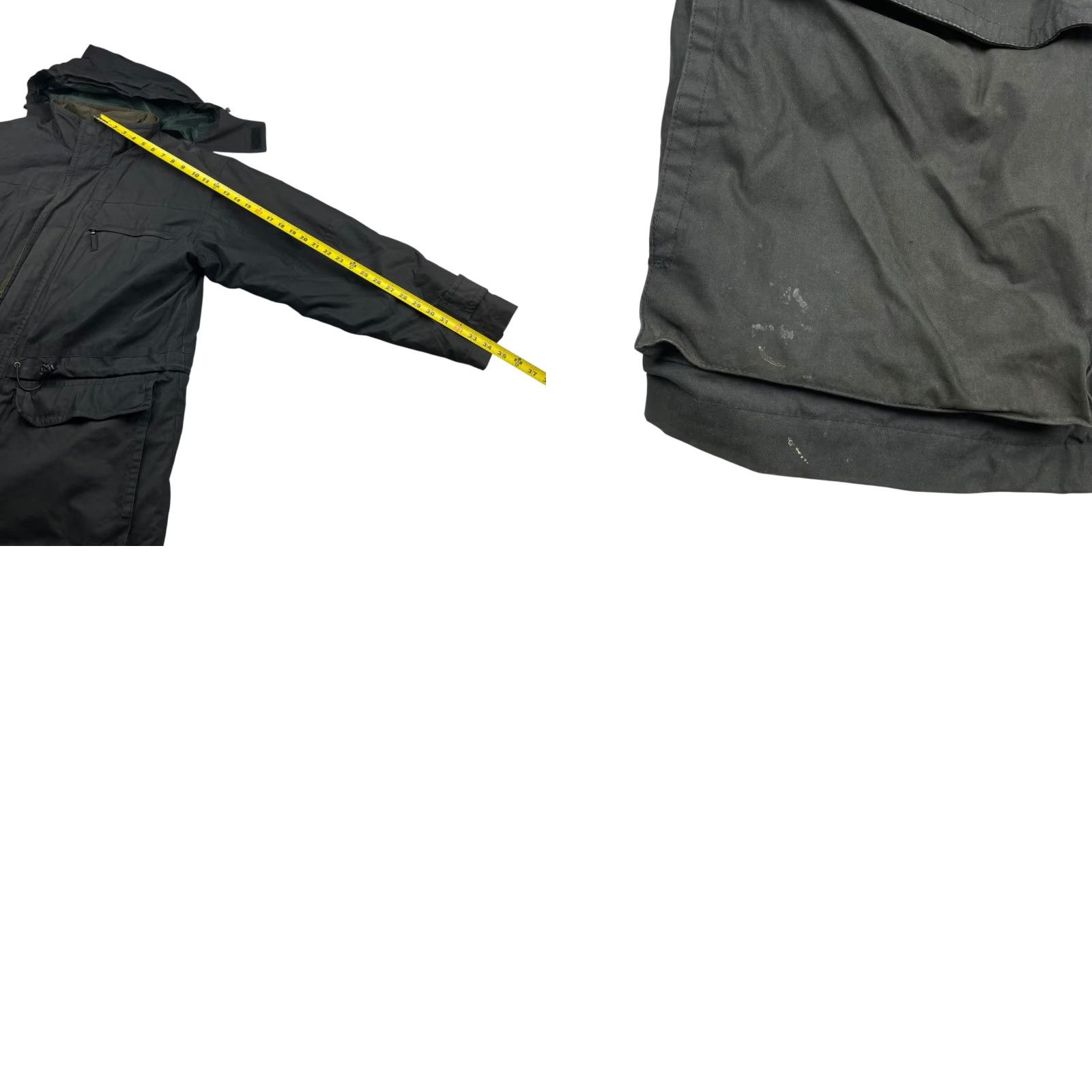 Vintage RFT Rainforest Men's 3-in-1 Parka Jacket Black Large 3-in-1 Hooded Removable Lining Down Insulation Full Zip Jacket Mens Size US L / EU 52-54 / 3 - 8 Thumbnail
