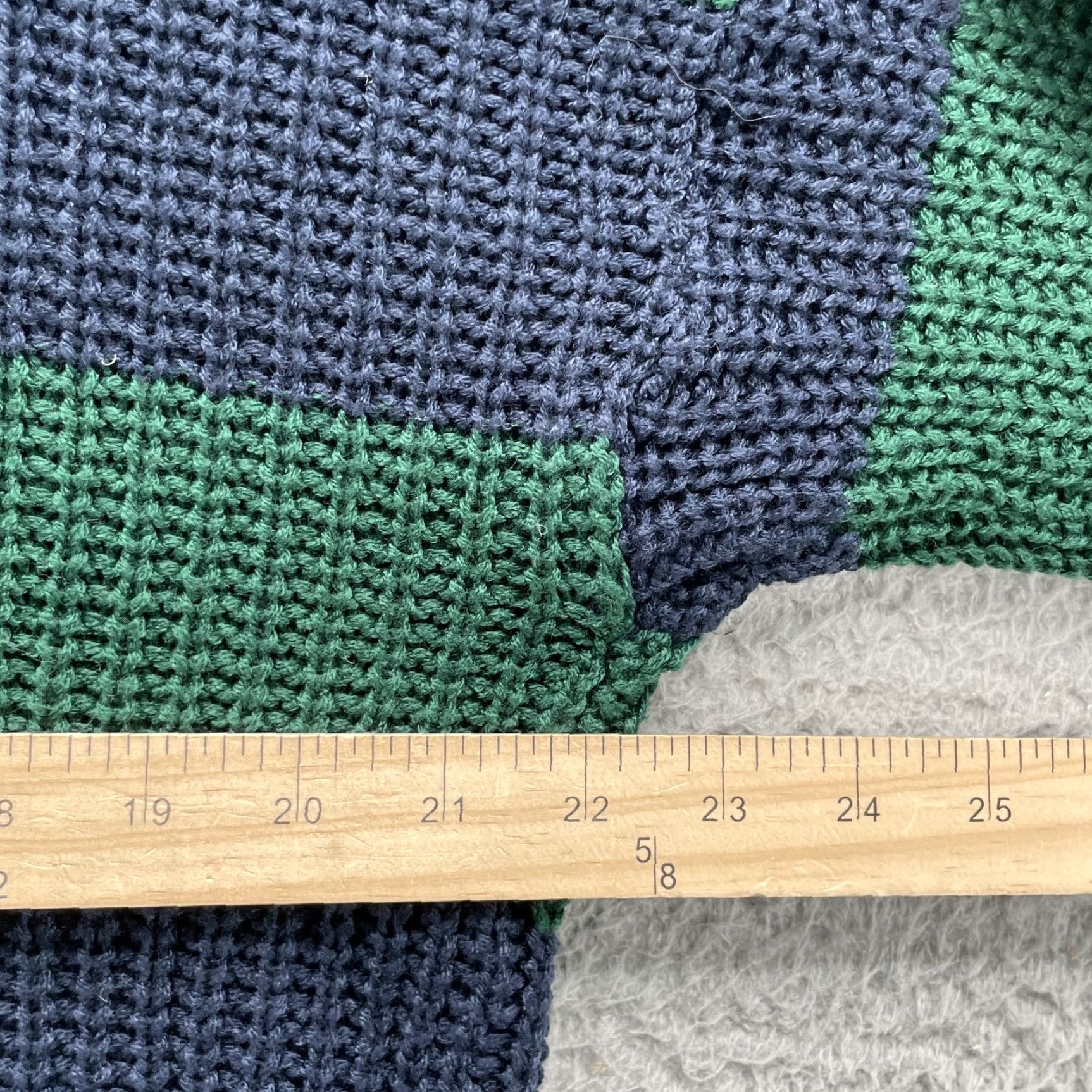Changes Love Change Italy Cardigan Women’s Large Green Blue Grunge Academia Y2K Preppy Vintage No Size L / US 10 / IT 46 - 4 Thumbnail