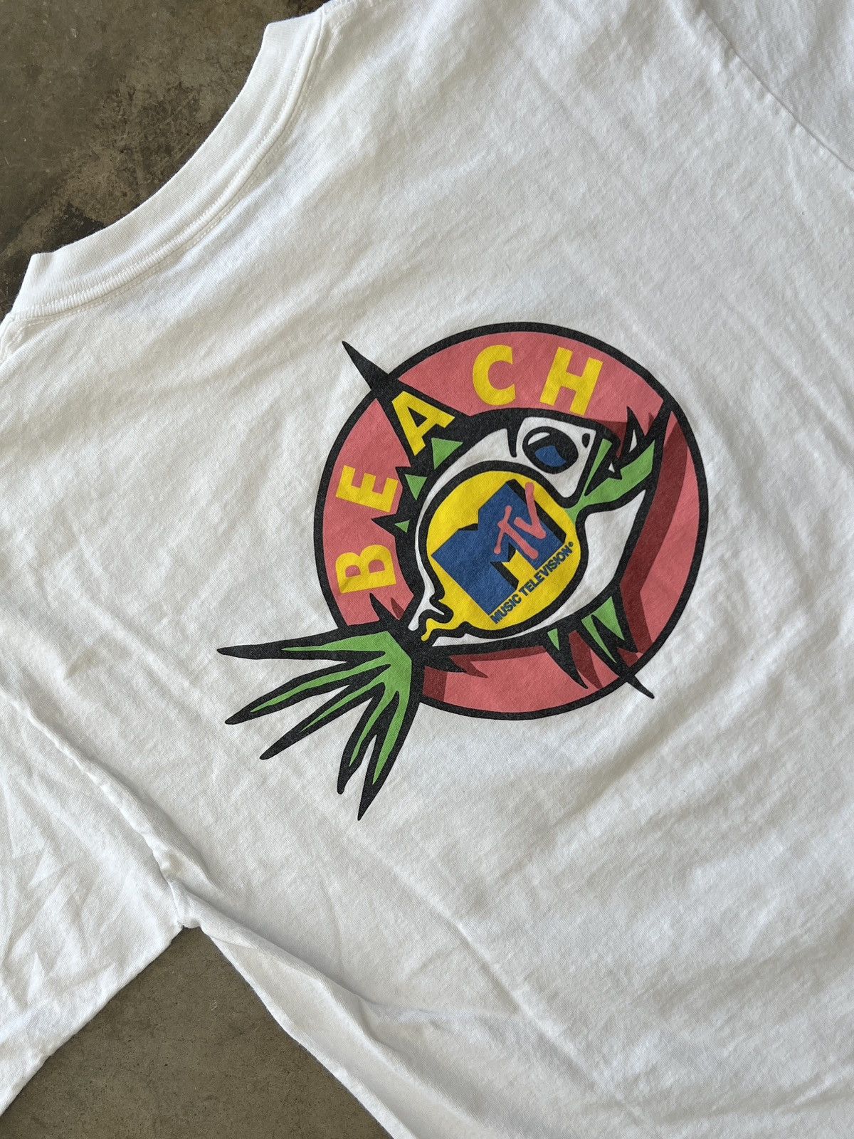 Vintage Vintage 90s MTV Trident Gum Promo Tee Single Stitch Large Size US L / EU 52-54 / 3 - 1 Thumbnail