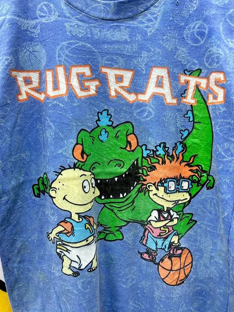 Vintage Vintage 1998 Rugrats Cartoon tshirt size M Size US M / EU 48-50 / 2 - 3 Thumbnail