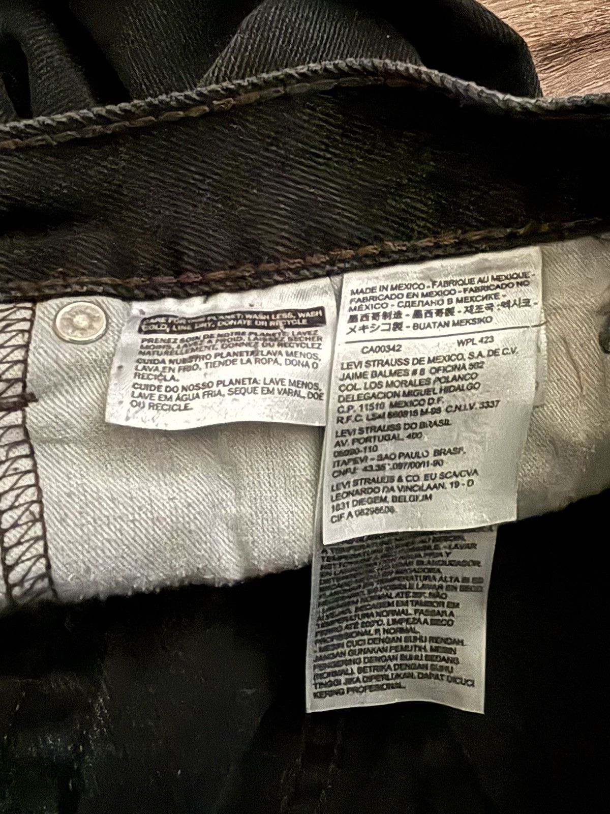 Levi's Vintage Clothing Black vintage Levi jeans Size US 32 / EU 48 - 4 Thumbnail
