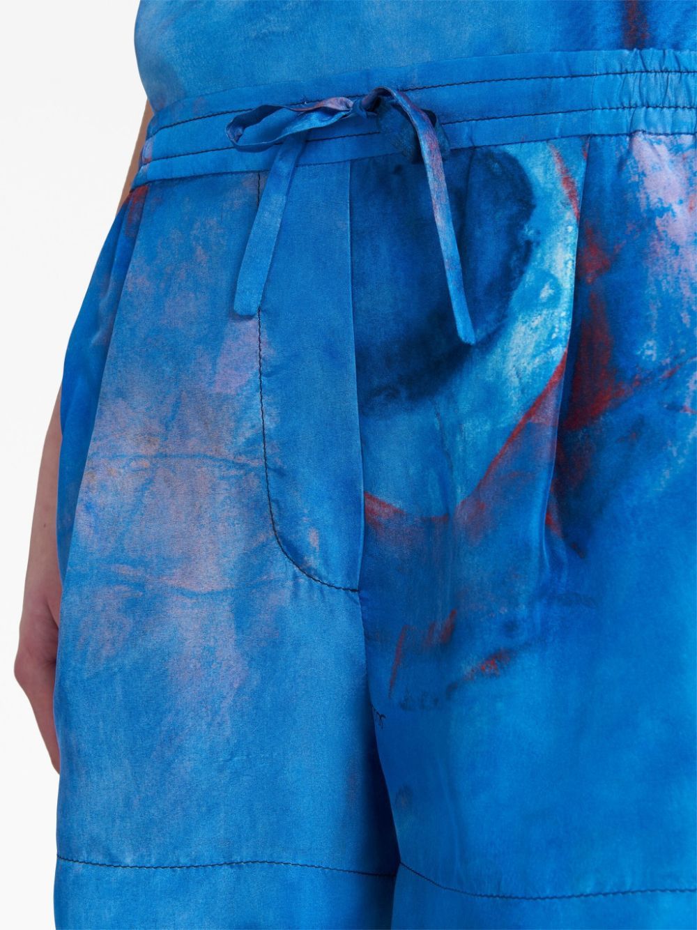 Marni o1srvl11e0624 Shorts Blue Size 25" / US 0 / IT 36 - 5 Thumbnail