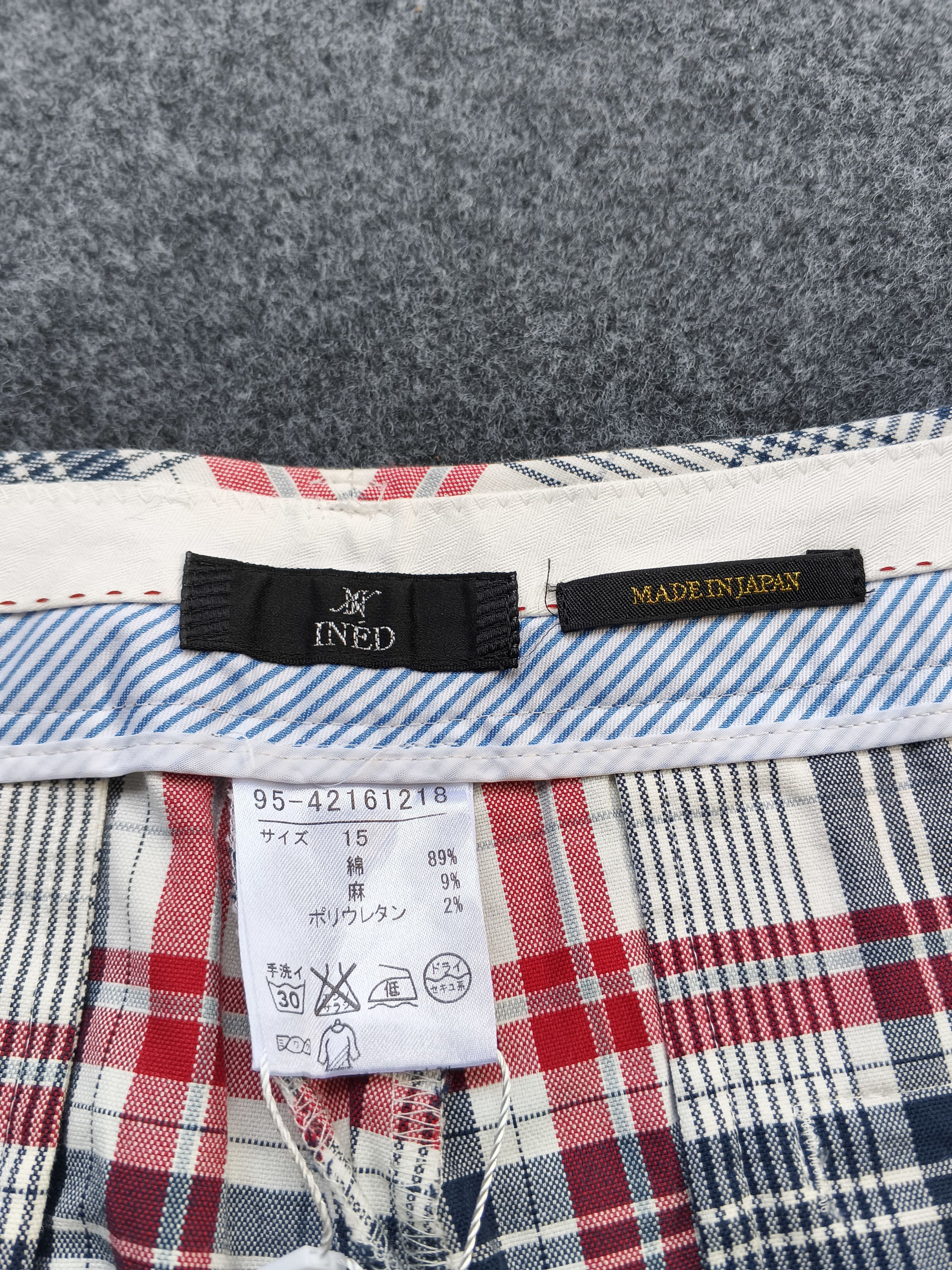 Japanese Brand INED By YOHJI YAMAMOTO PLAID PANT Size US 33 - 9 Thumbnail