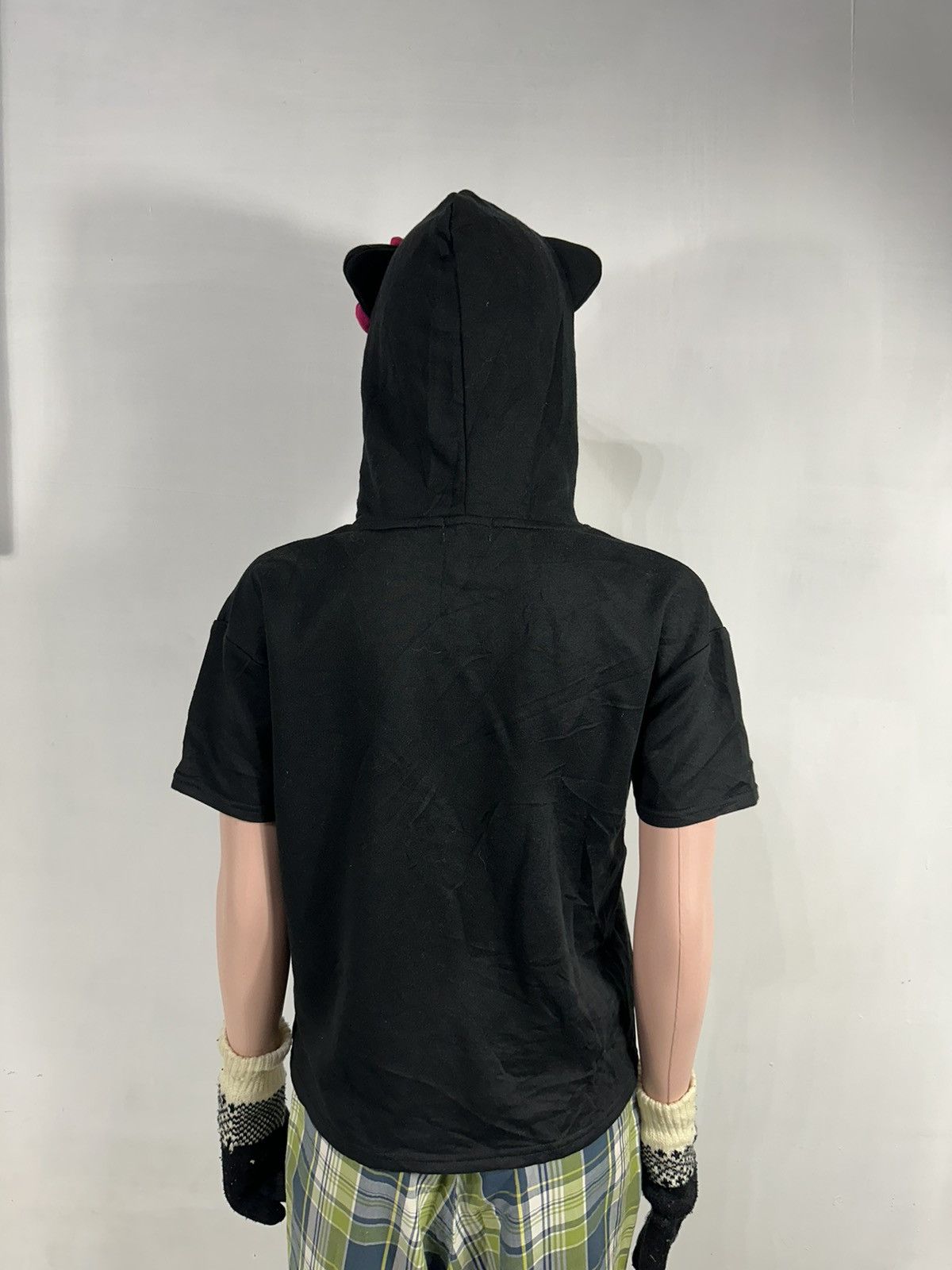 Other Hello Kitty Cartoon Horn Devil Short Sleeve Hoodie Size M / US 6-8 / IT 42-44 - 6 Thumbnail