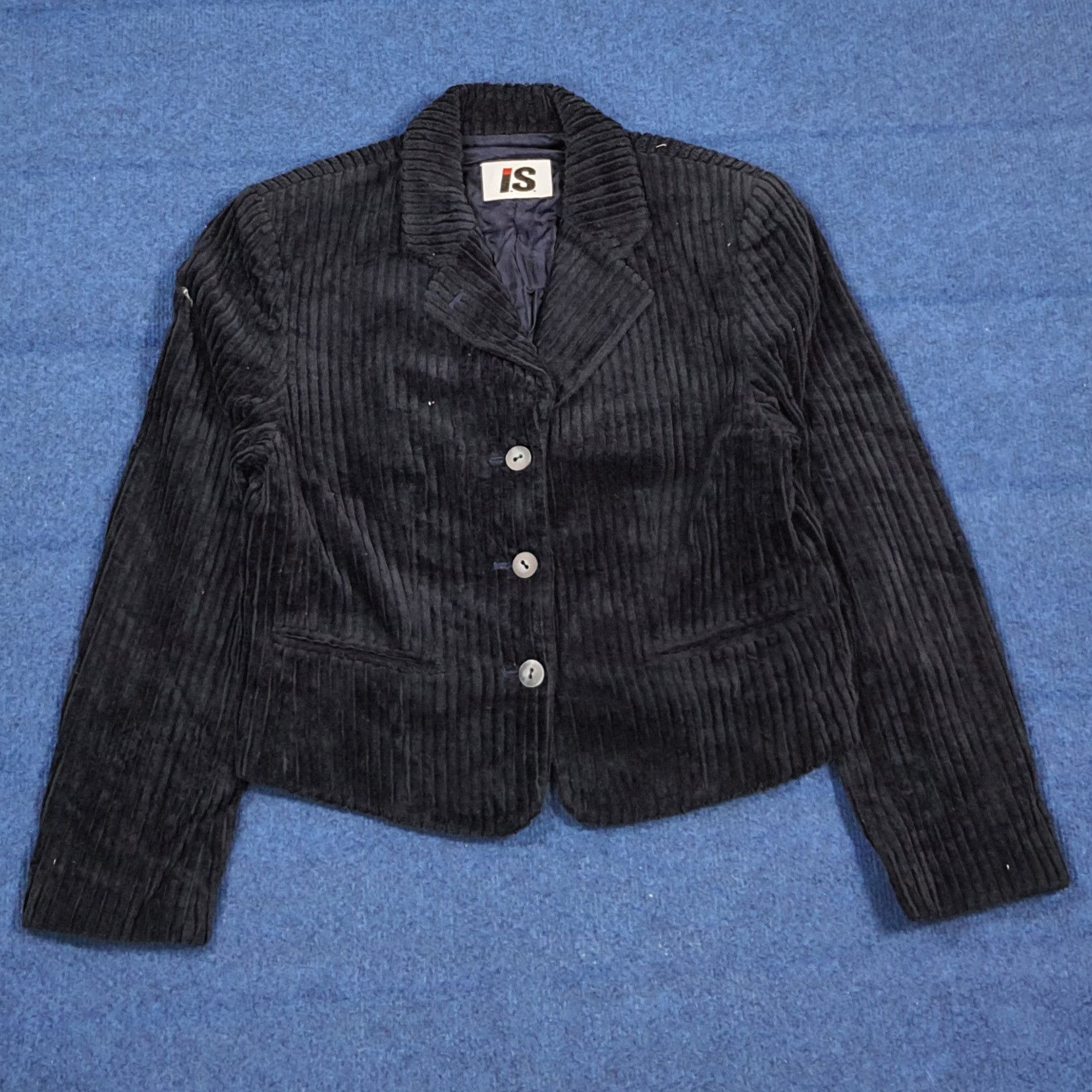 Issey Miyake Rare I.S. Issey Miyake Corduroy Cropped Blazer C303N16 Size M / US 6-8 / IT 42-44 - 1 Thumbnail