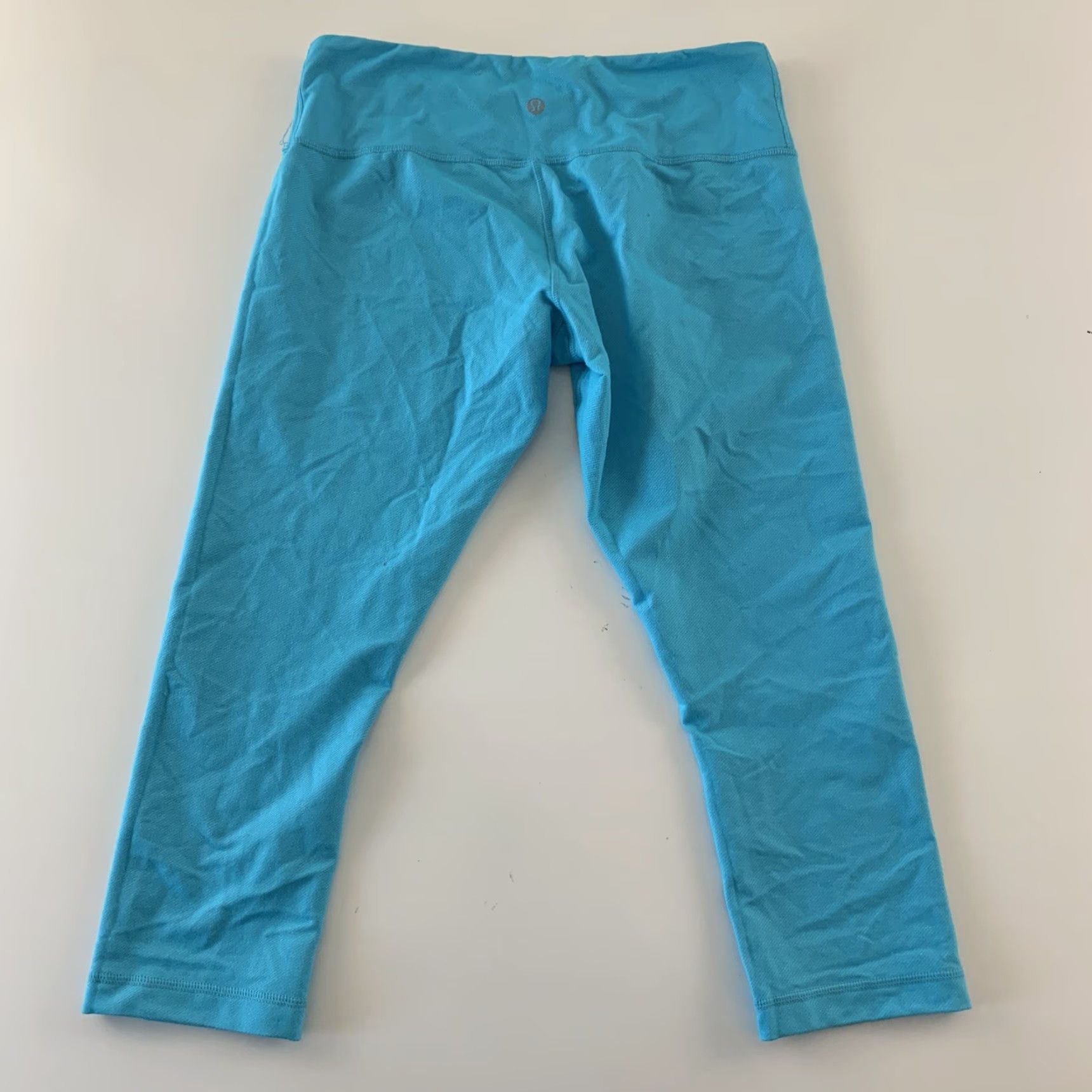 Lululemon Lululemon Cropped Leggings Women's 6/8 Blue Yoga Activewear Shirt? Size 28" / US 6 / IT 42 - 5 Thumbnail