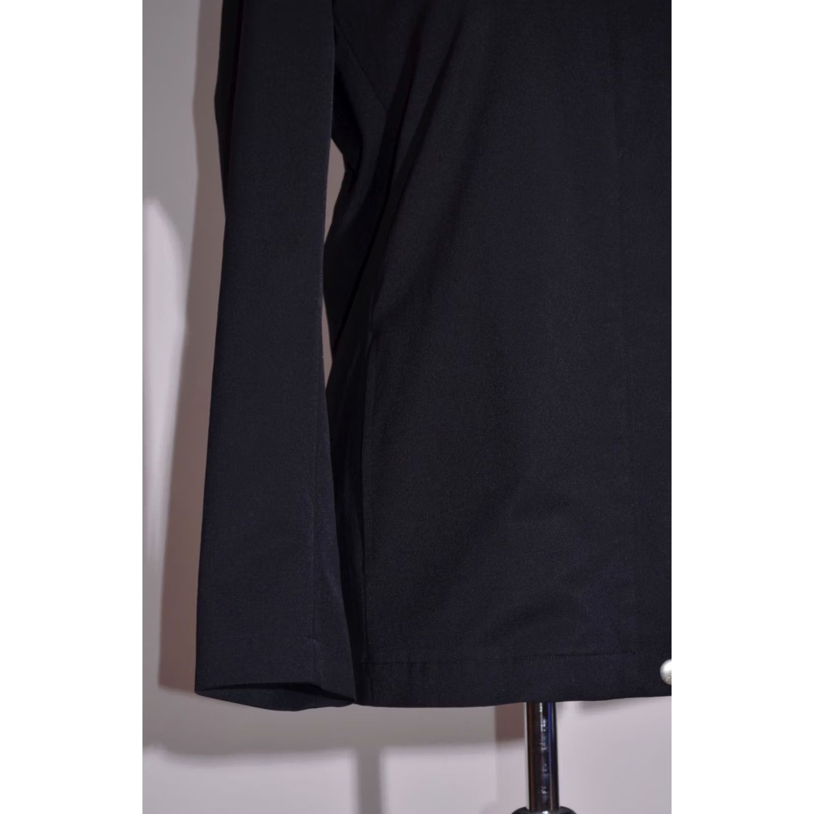 Vintage Weekend Max Mara Jacket Coat Black Full Zip Polyester - 10 UK / 8 US - Woman - Mid-Length - Regular Fit Size L / US 10 / IT 46 - 3 Thumbnail