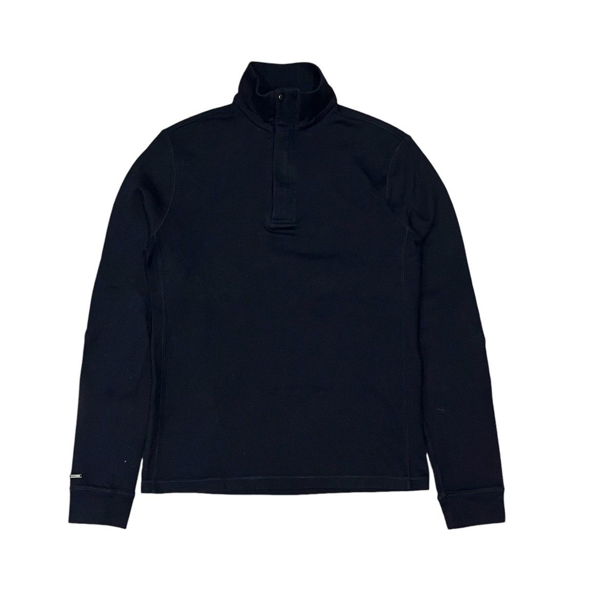 Designer × Ralph Lauren (Made In Italy) Ralph Lauren Black Half Zipper Size US S / EU 44-46 / 1 - 1 Thumbnail