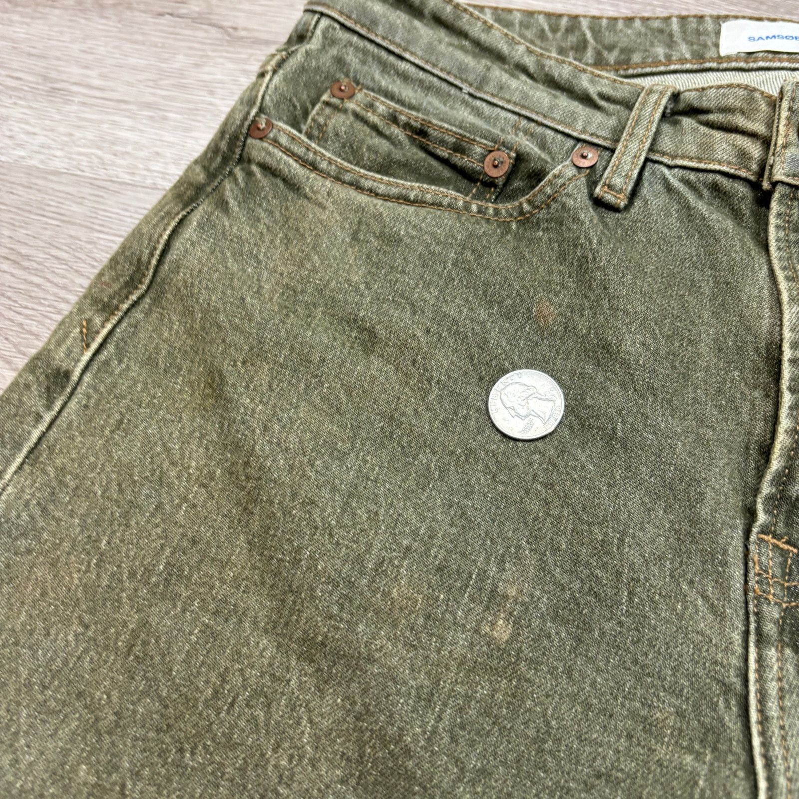 Samsoe Samsoe Samsoe Samsoe Rory Regular Fit Straight Leg Jeans Mens 28x31 Size US 28 / EU 44 - 9 Thumbnail