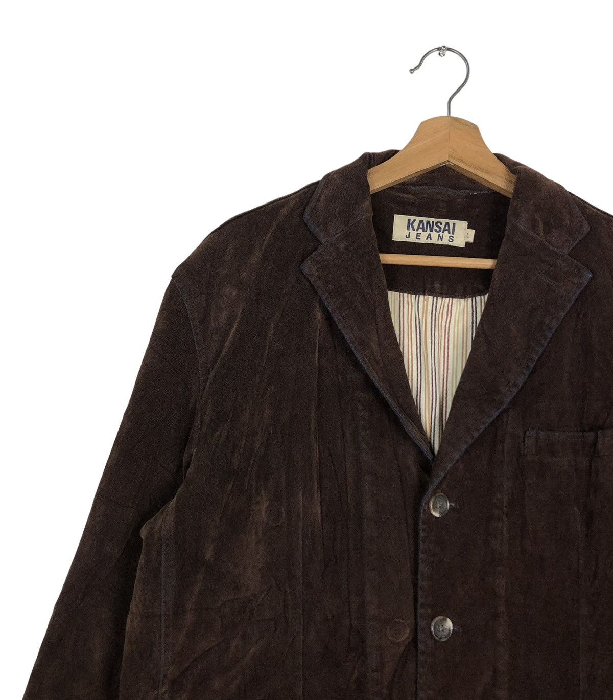 Japanese Brand 🔥VINTAGE CHORE VELVET WORK JACKET KANSAI JEANS BLANKET Size US L / EU 52-54 / 3 - 5 Thumbnail