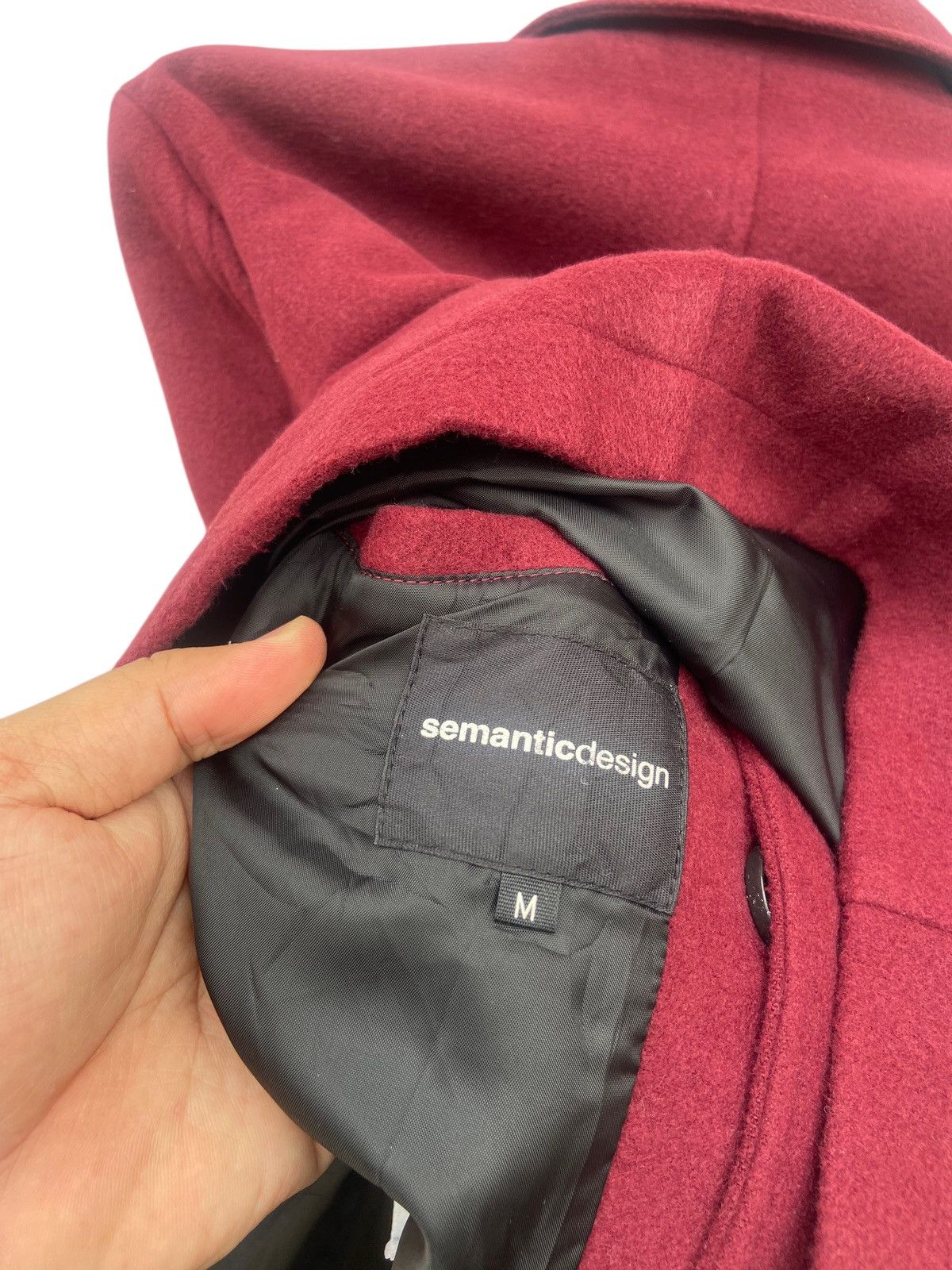 Japanese Brand Semantic Design Pea Coat Size US M / EU 48-50 / 2 - 4 Thumbnail