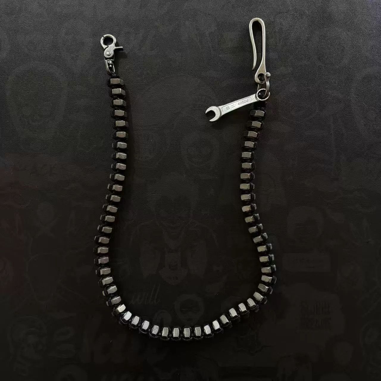 Vintage Retro hip-hop punk style jeans waist chain Size ONE SIZE - 3 Thumbnail