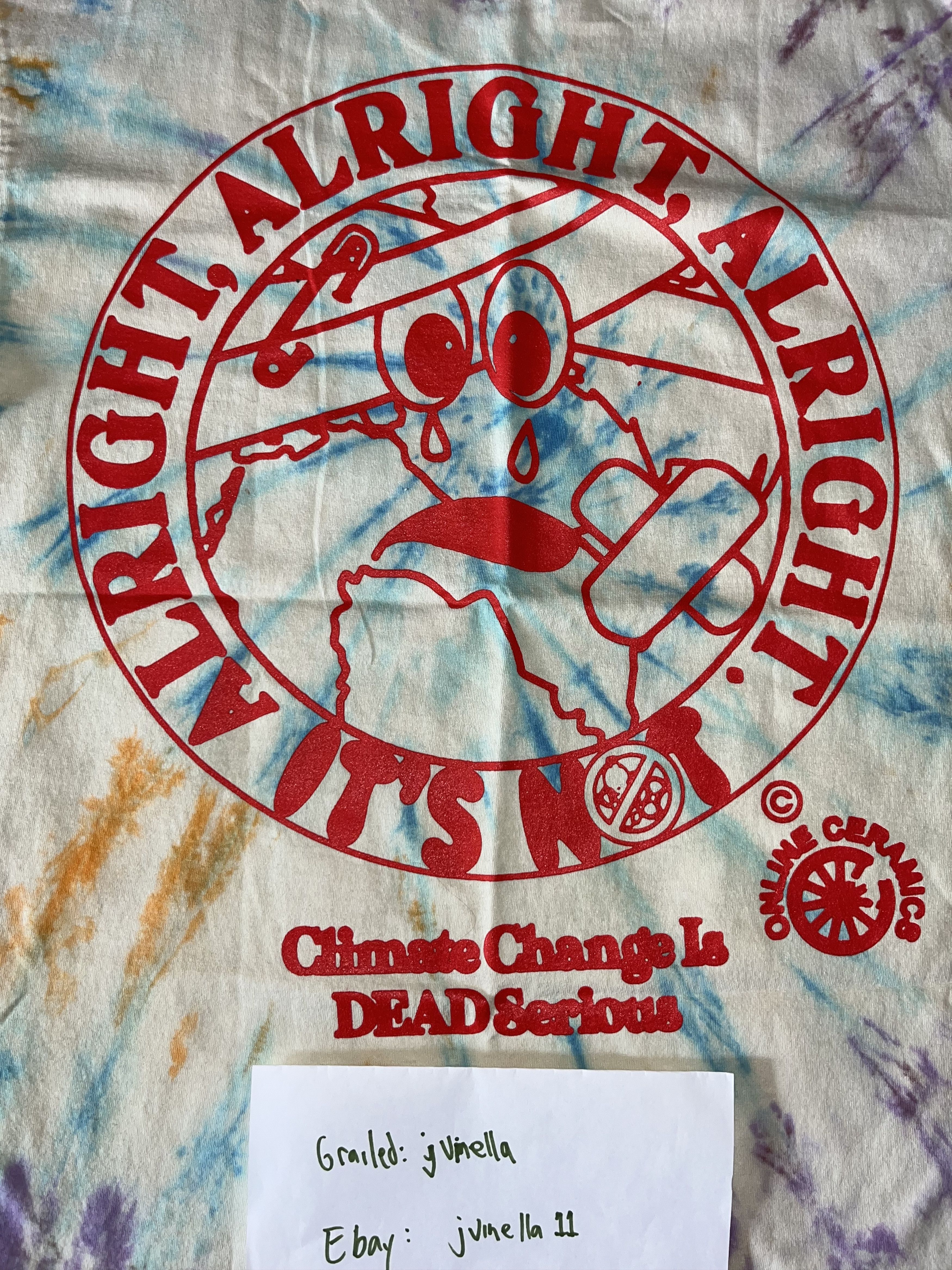 Online Ceramics Online ceramics dead serious tee size L brand new Size US L / EU 52-54 / 3 - 4 Thumbnail