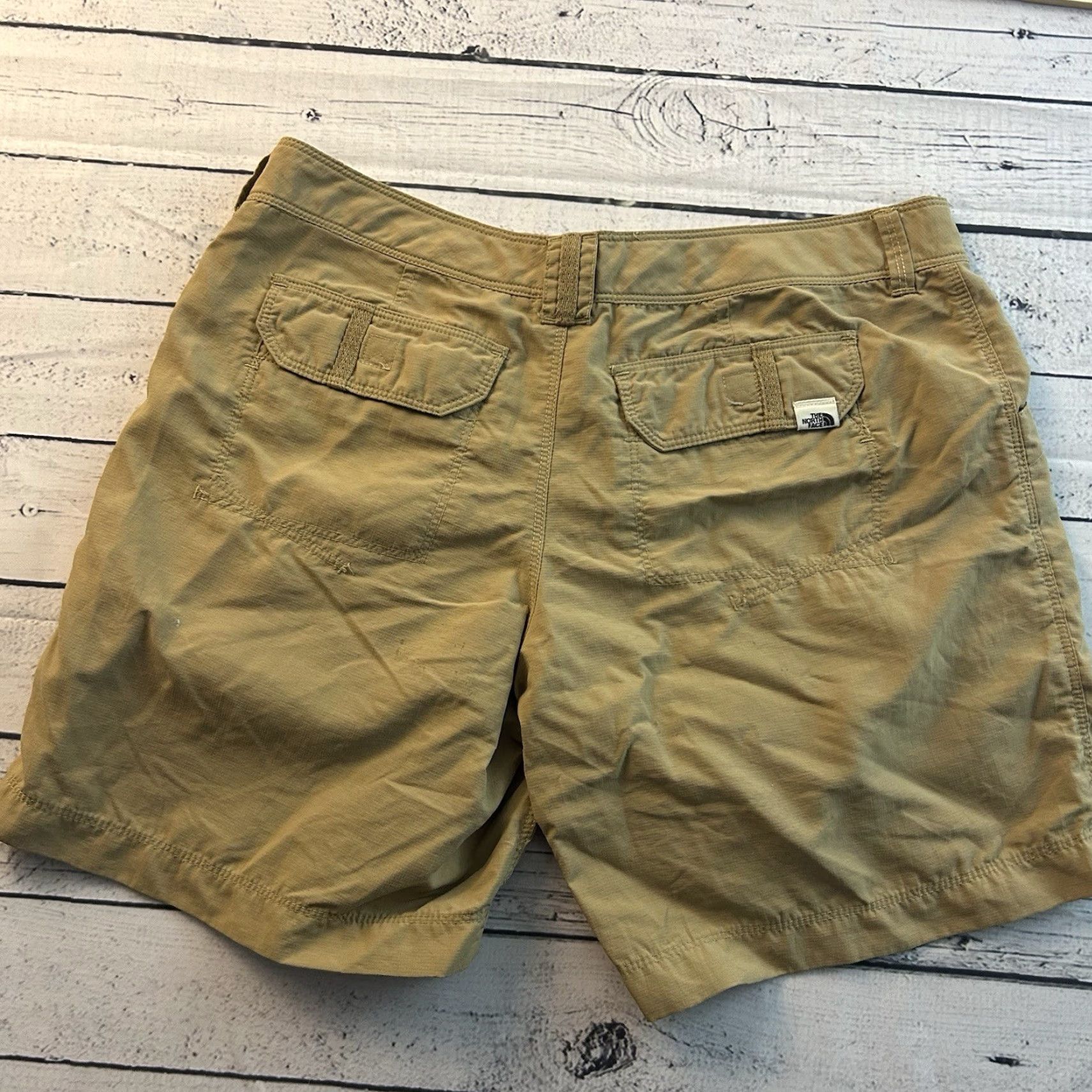 The North Face The North Face Nylon Hiking Outdoor Shorts Mens 6 Khaki Beige Tan Cargo Outdoors Hiking Nylon 6 Beige Mens Size 28" / US 6 / IT 42 - 6 Thumbnail